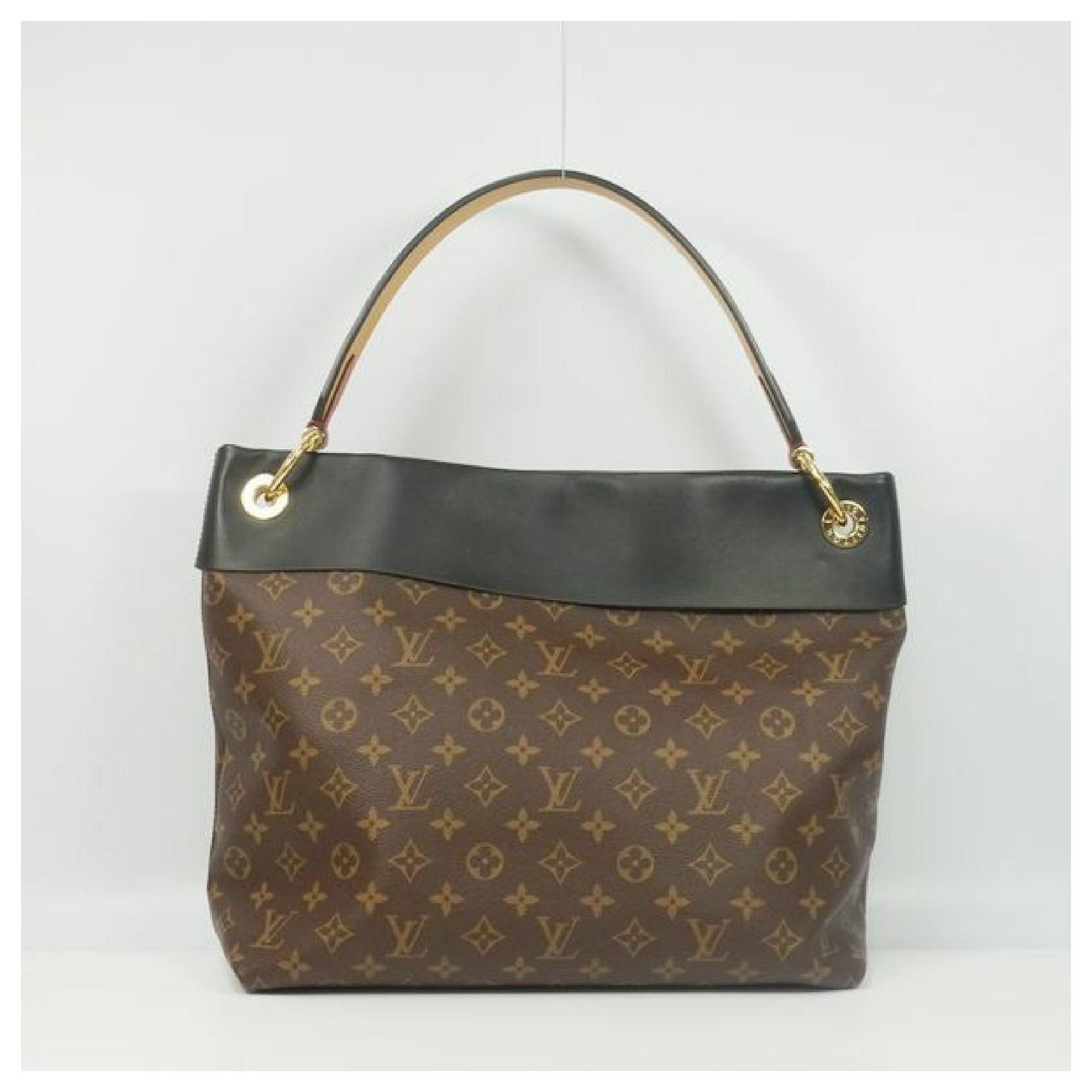 Louis Vuitton Ryuyle Hobo Womens shoulder bag M43154 Noir Cloth ref ...
