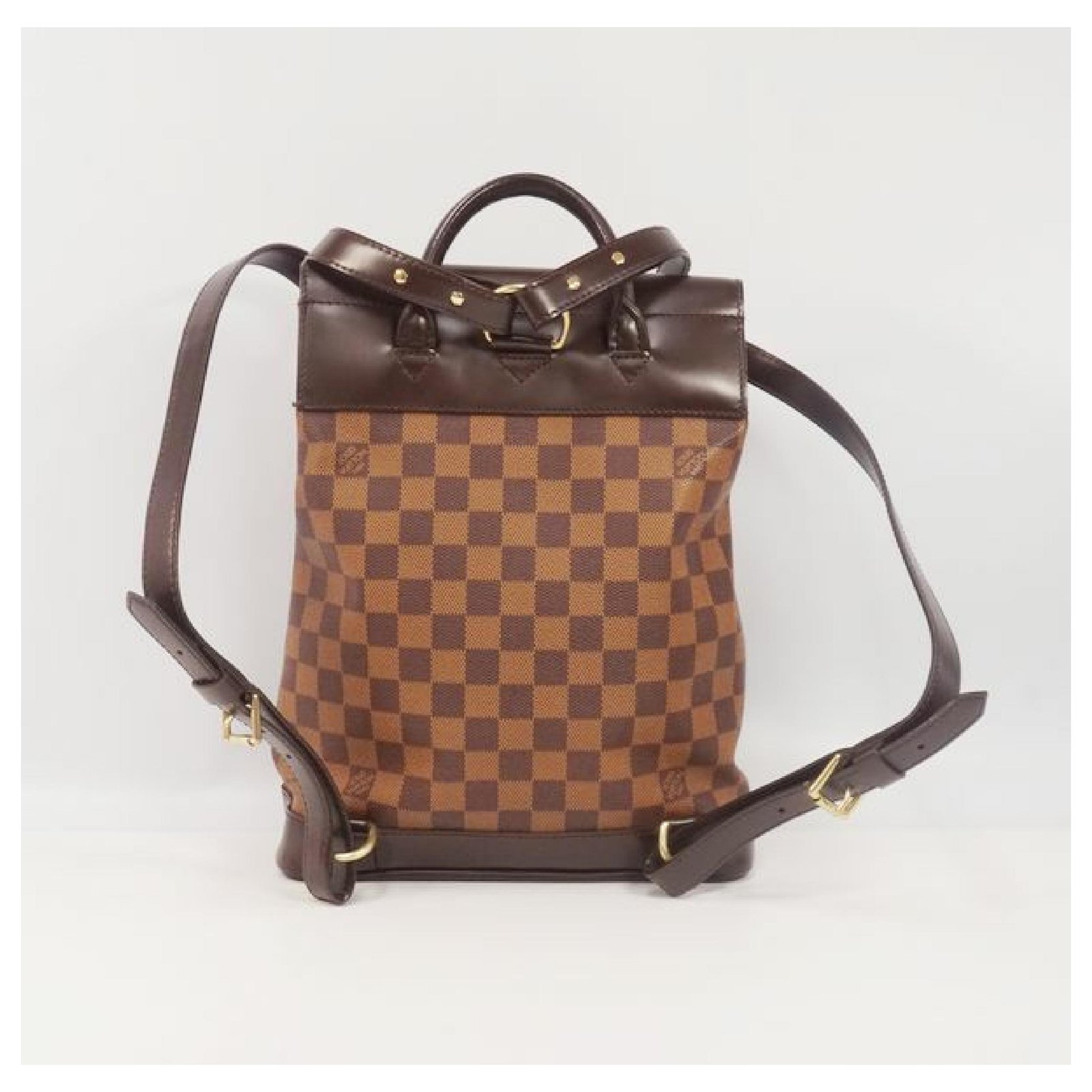 LOUIS VUITTON Backpacks Soho Louis Vuitton Cloth For Female for Women