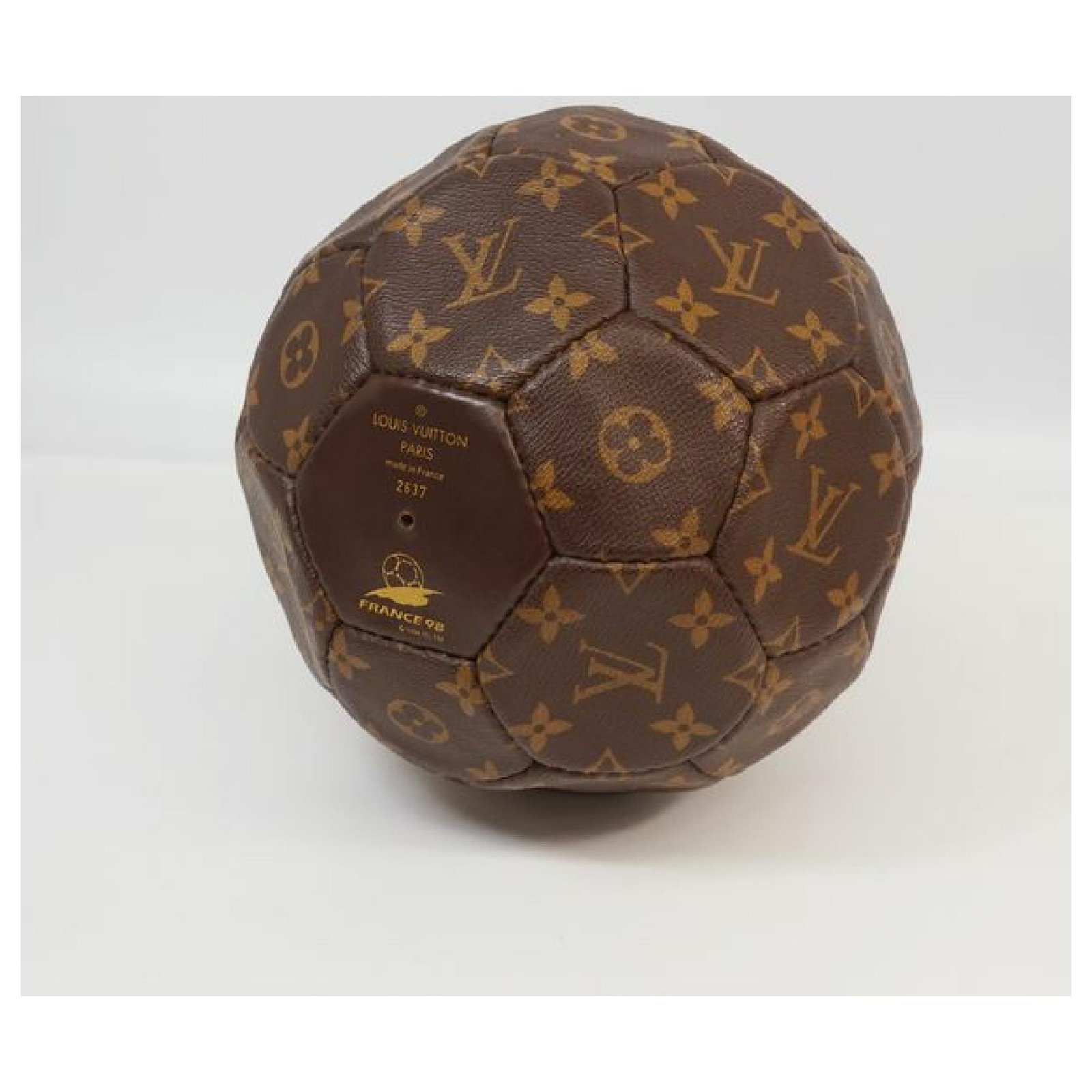 Louis Vuitton Brown Monogram Soccer Ball – Treasures of NYC