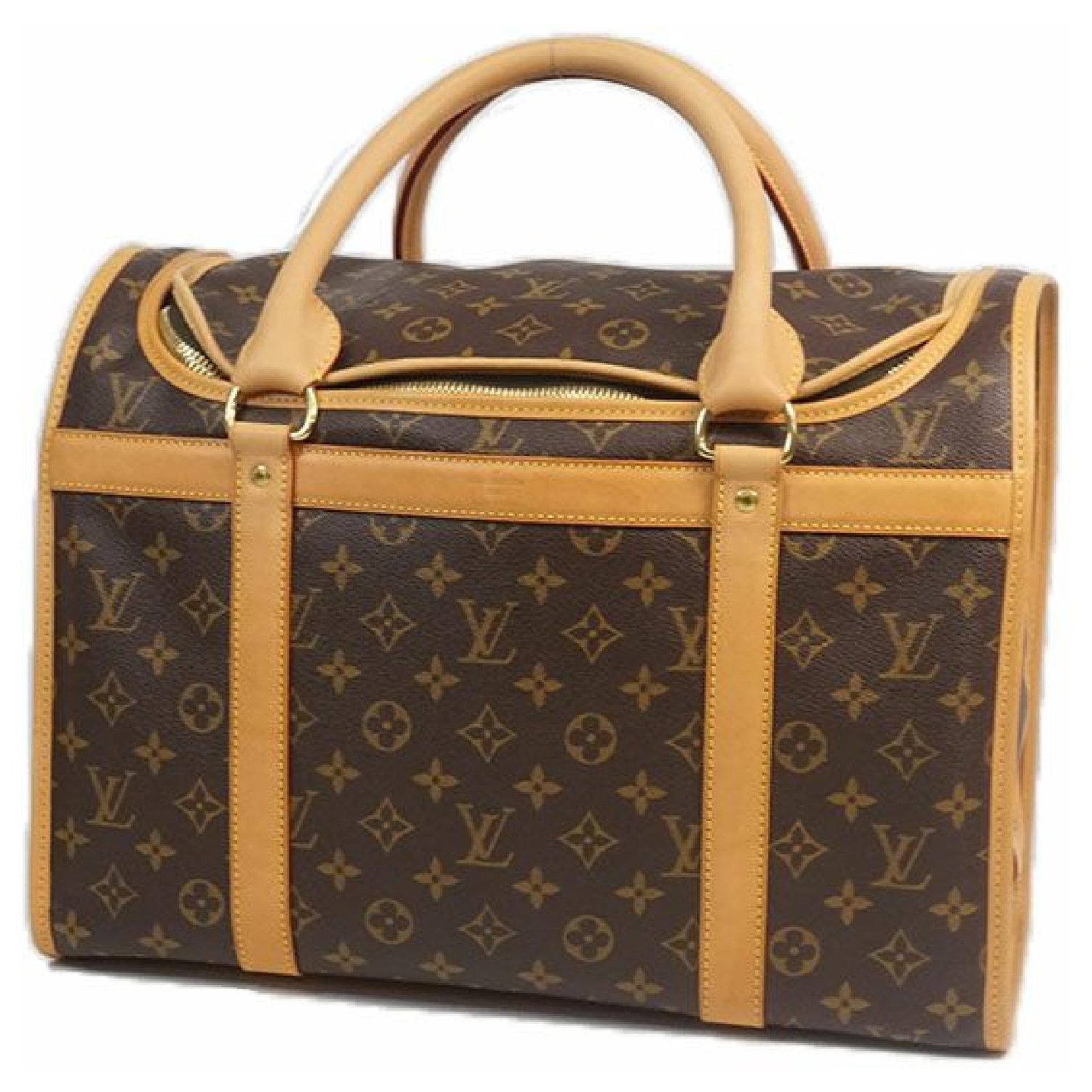 Louis Vuitton chien chat Pet transporter sac Chien40 sac Cyan40 sac à main M42024 Toile ref