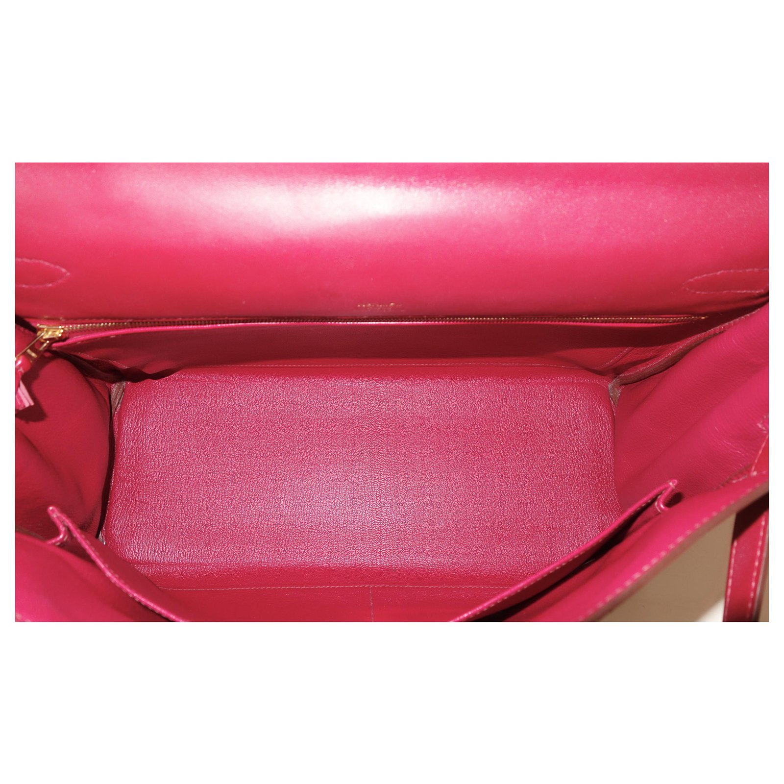 Hermès Hermes Kelly Ghillies bag Red Leather ref.205793 - Joli Closet