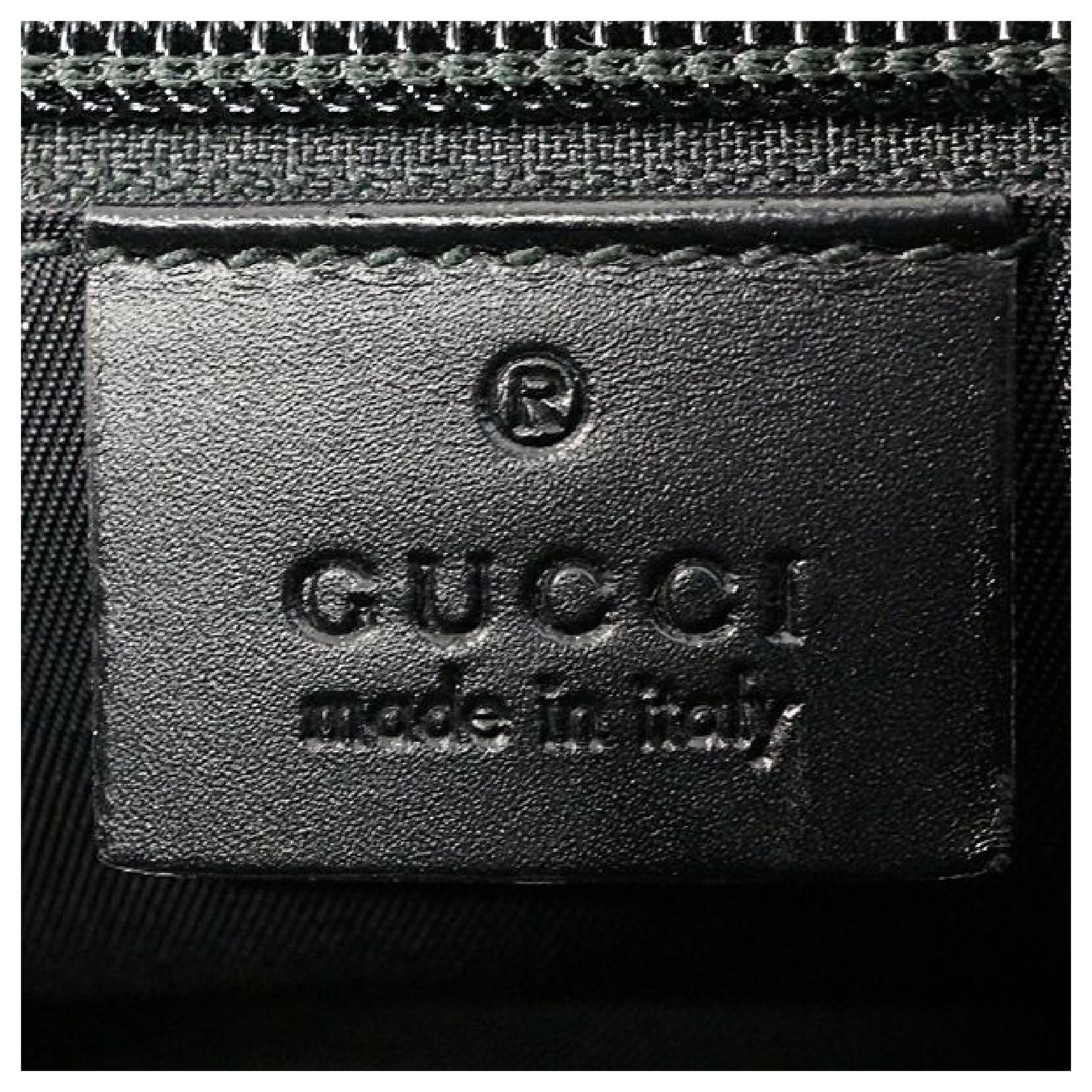 Gucci GG plus unisex shoulder bag 471454 black Plastic ref.205832 ...