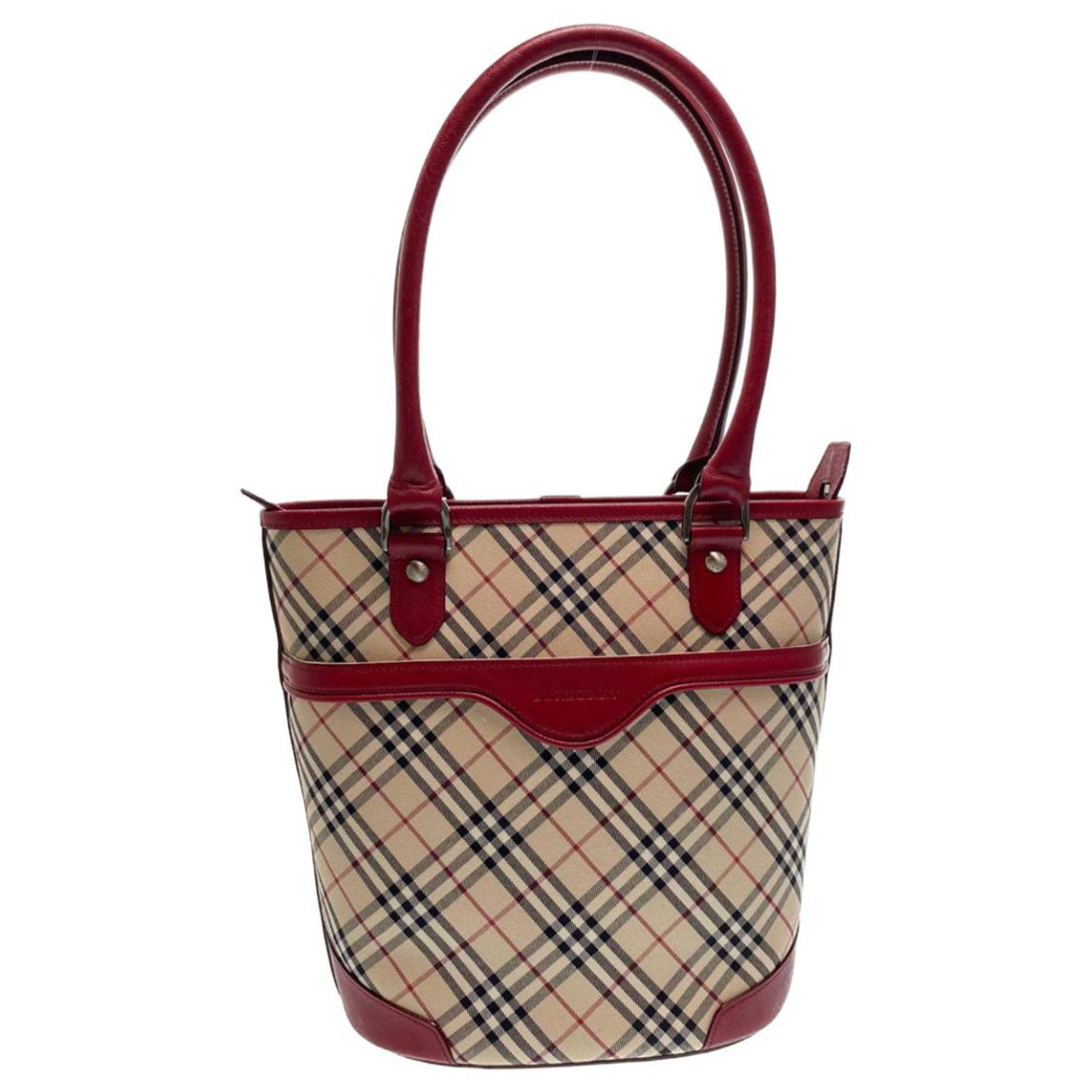 burberry tote red