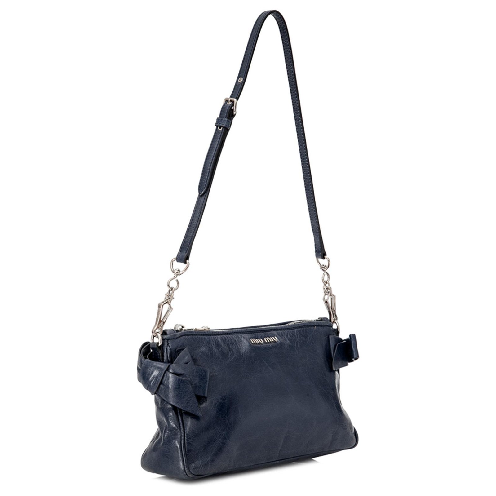 miu miu navy blue bag