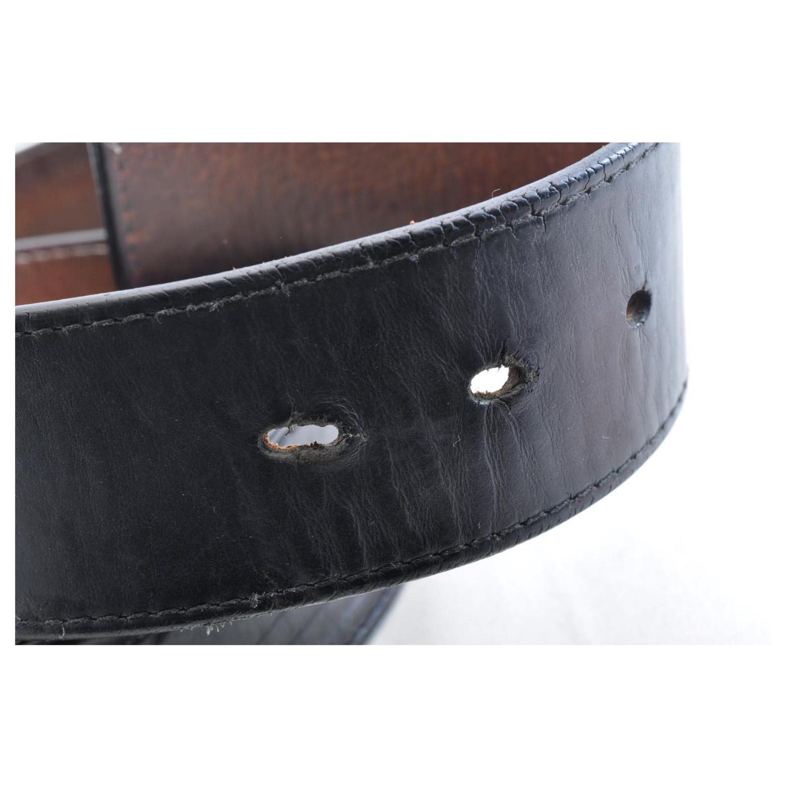 Louis Vuitton Belt Black Leather ref.206532 - Joli Closet