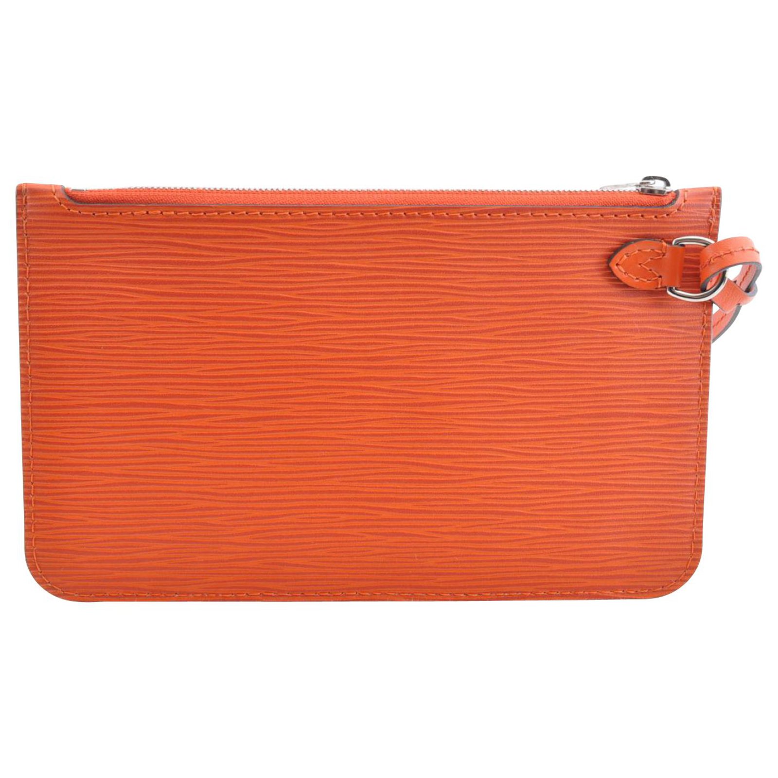 Louis Vuitton clutch bag Orange Patent leather ref.206589 - Joli Closet