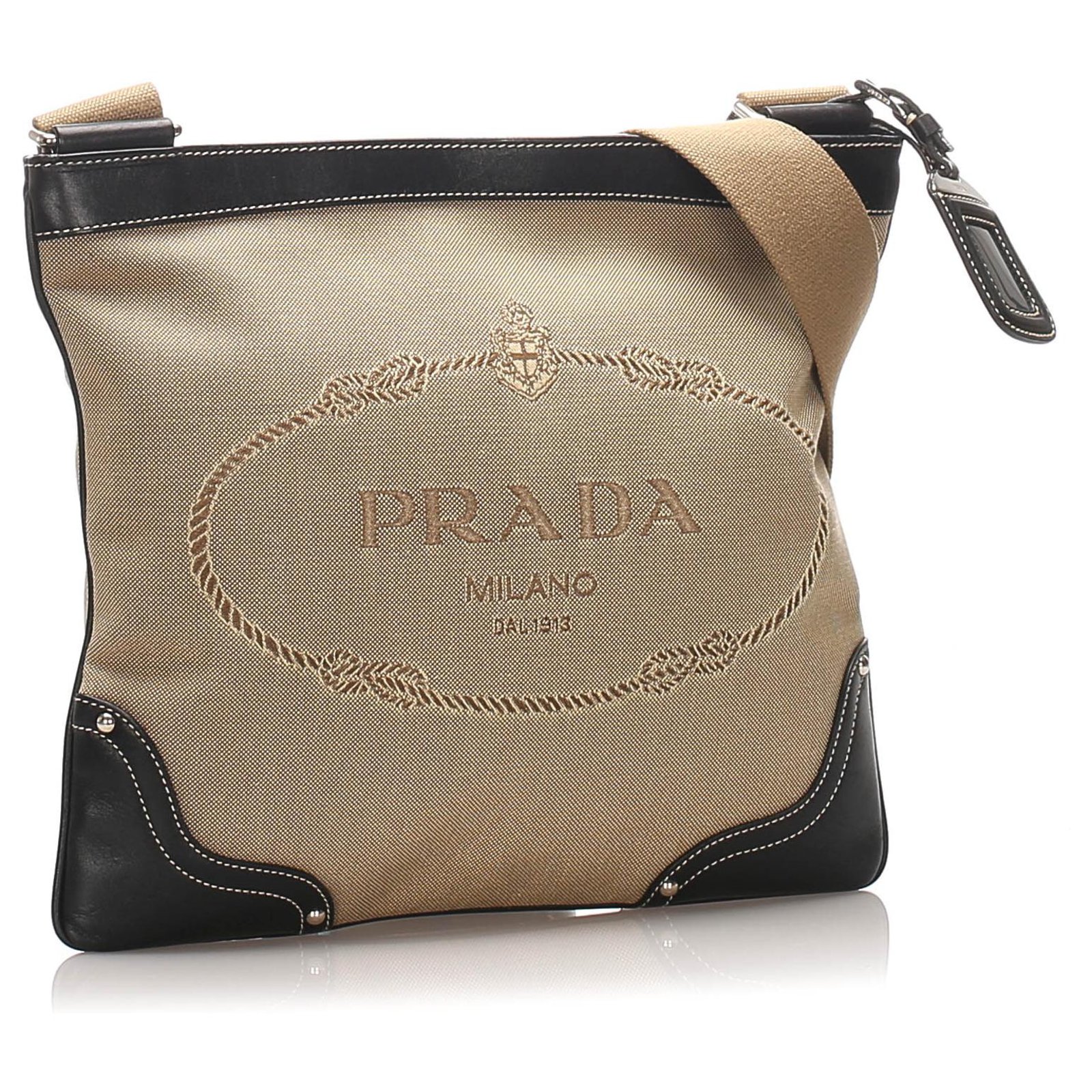 prada canvas crossbody bag