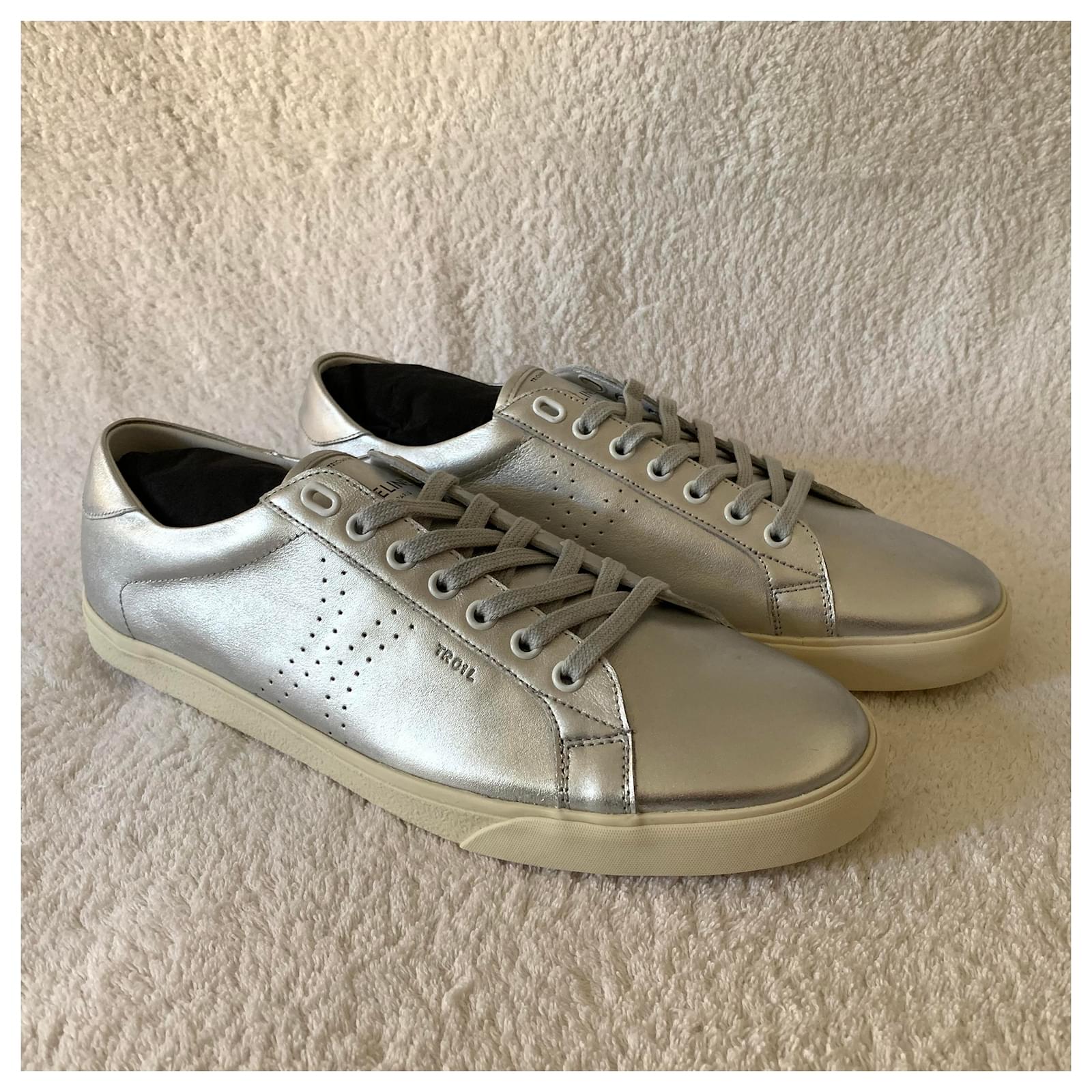 celine silver sneakers