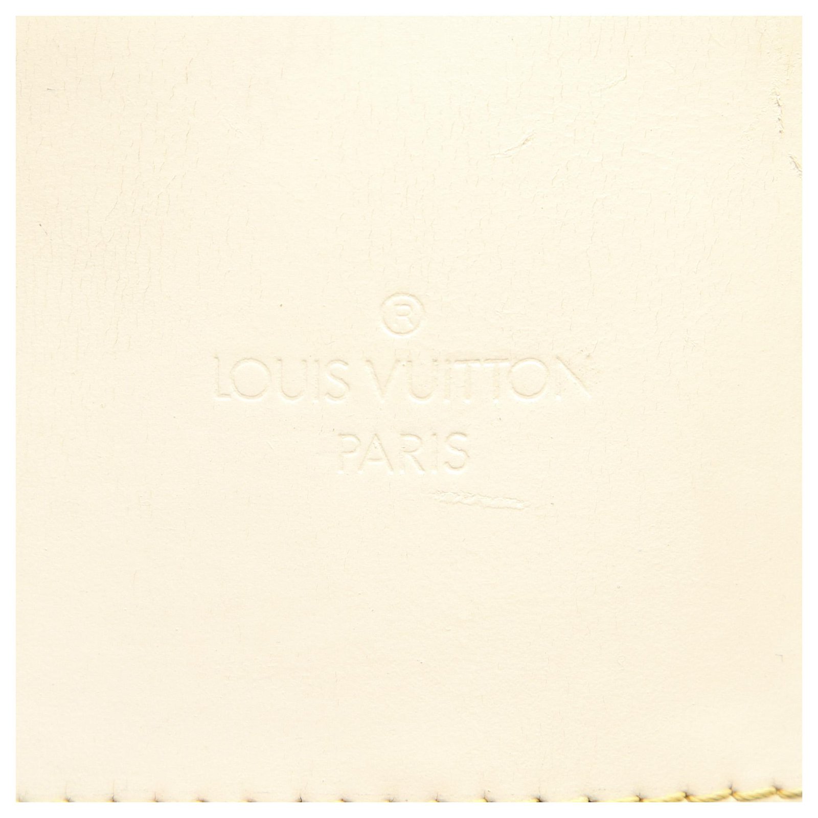 Louis Vuitton White Suhali Lockit PM Cream Leather Pony-style calfskin  Goatskin ref.207925 - Joli Closet