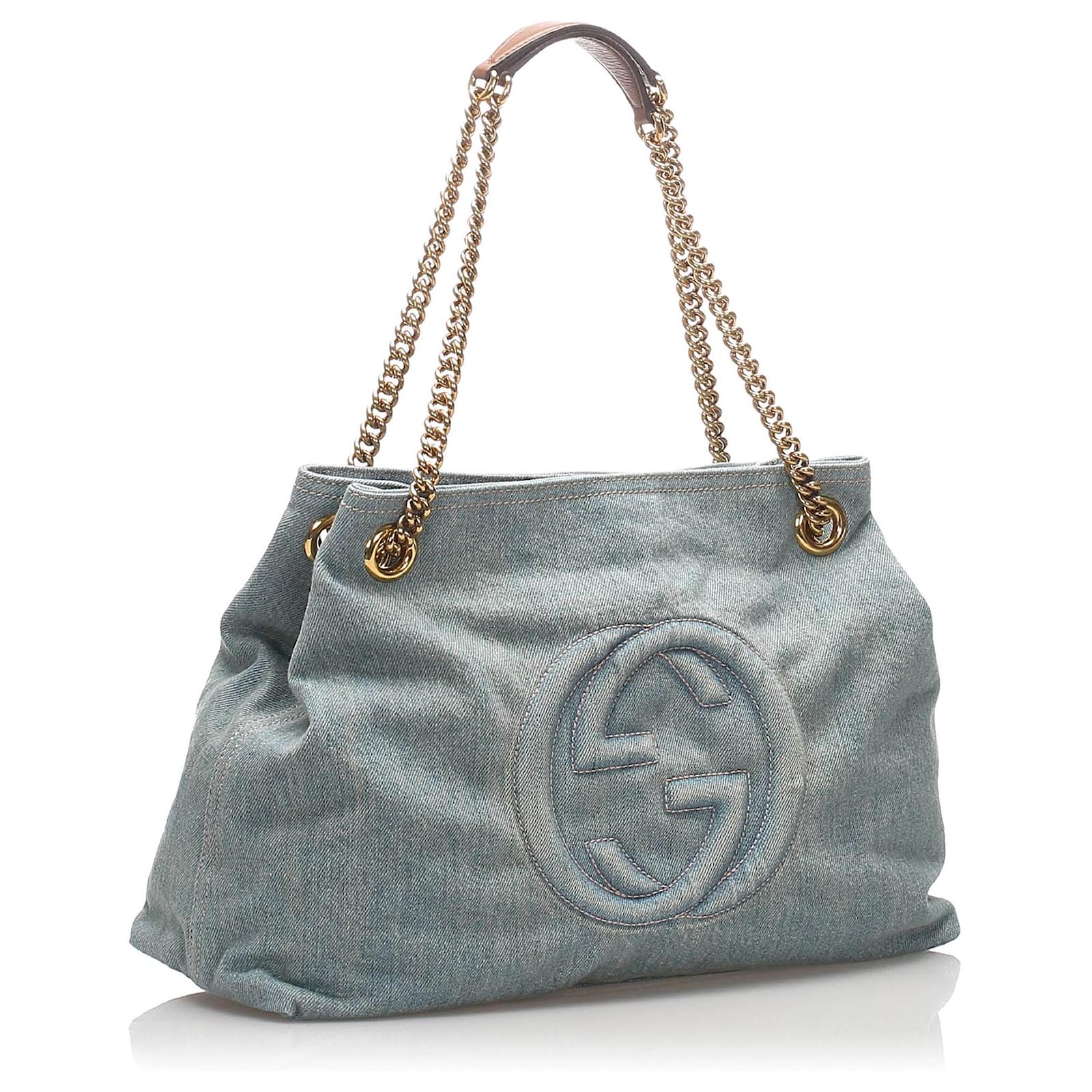 gucci soho denim shoulder bag
