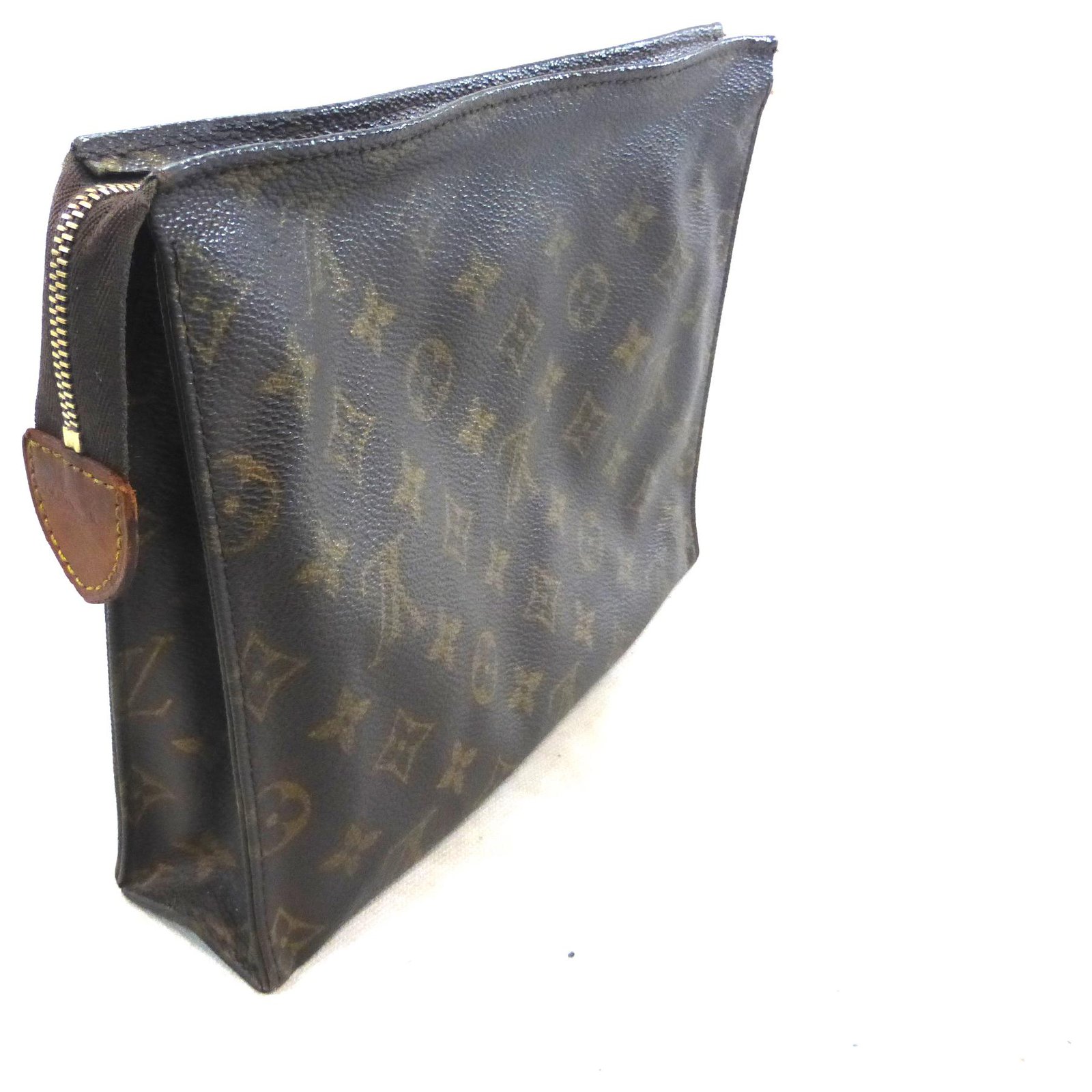 Louis Vuitton Toiletry pouch 26 Monogram Brown Leather ref.193187
