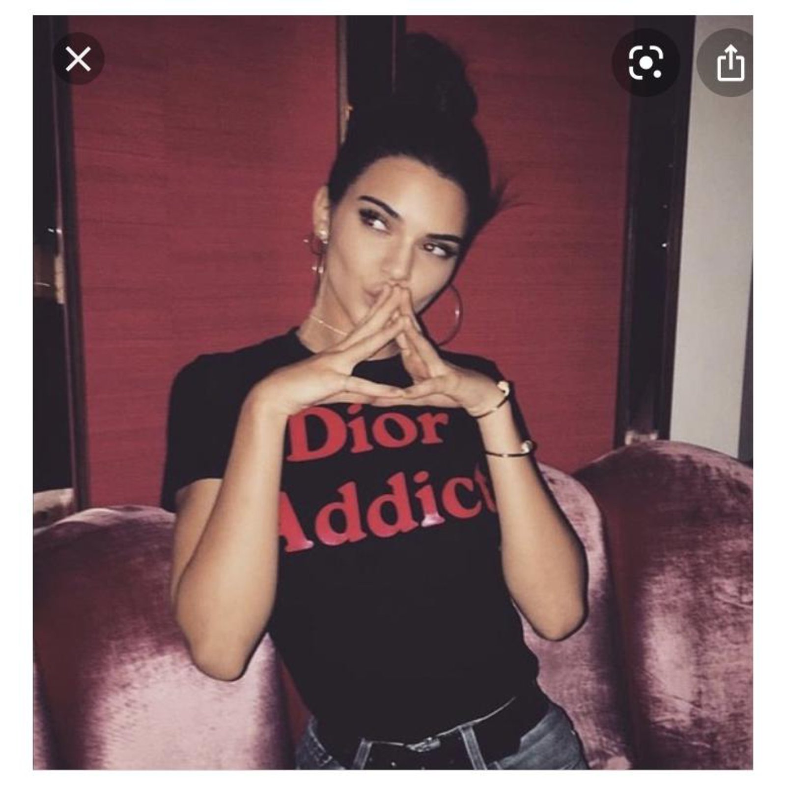 dior addict t shirt authentic