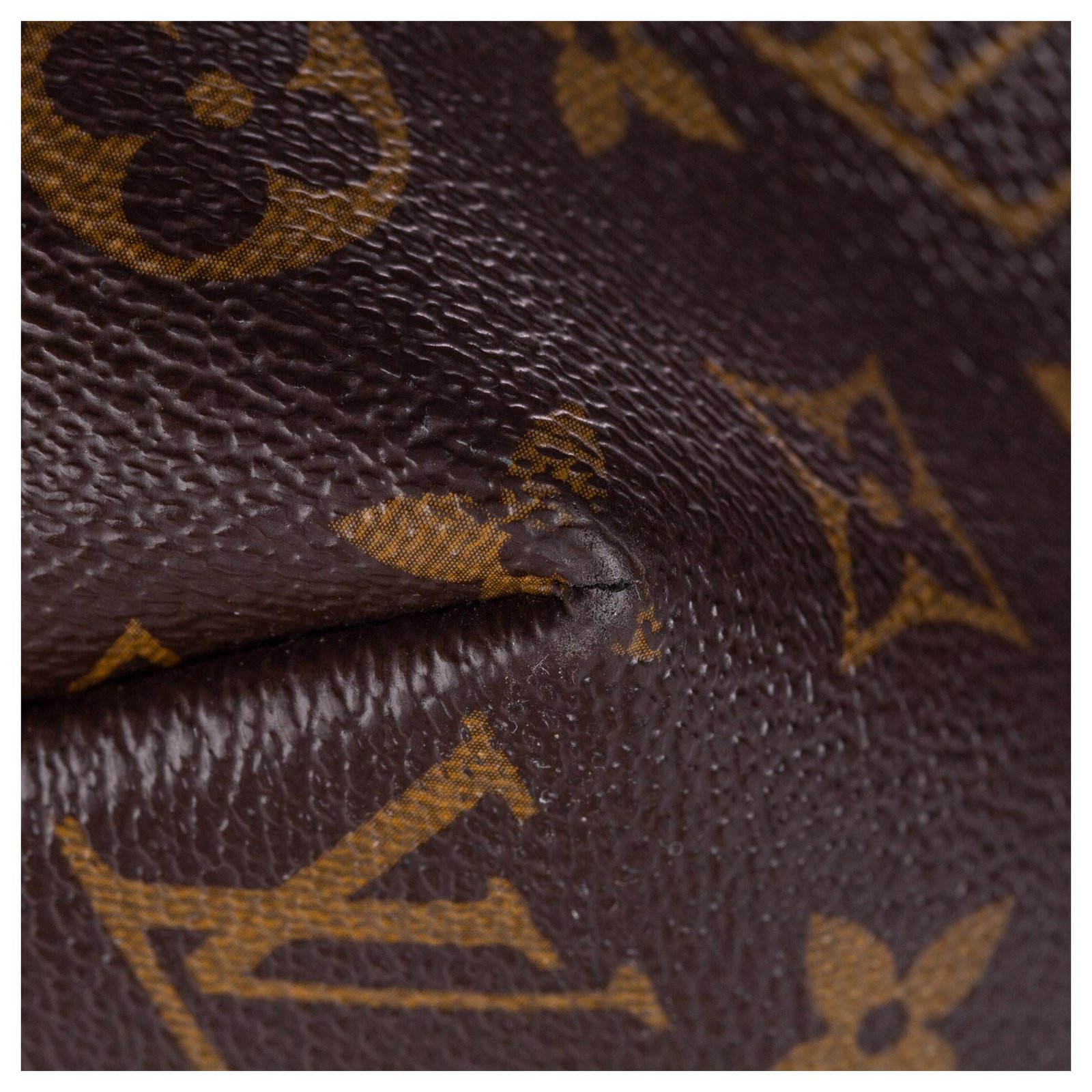 Louis Vuitton Brown Monogram Turenne PM Leather Cloth ref.953392