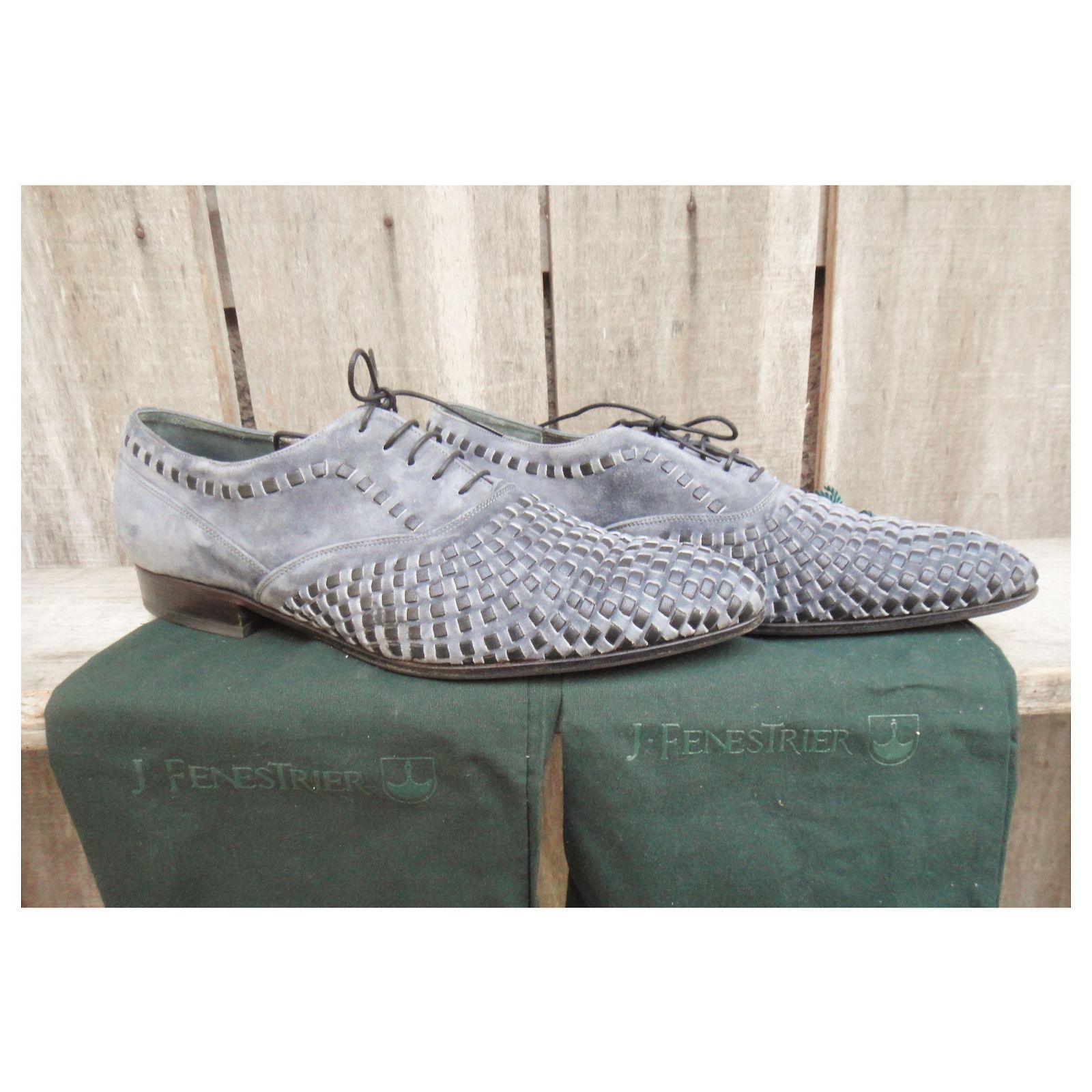 Oxford braided suede Joseph Fenestrier p 43 (Sold) - Joli Closet