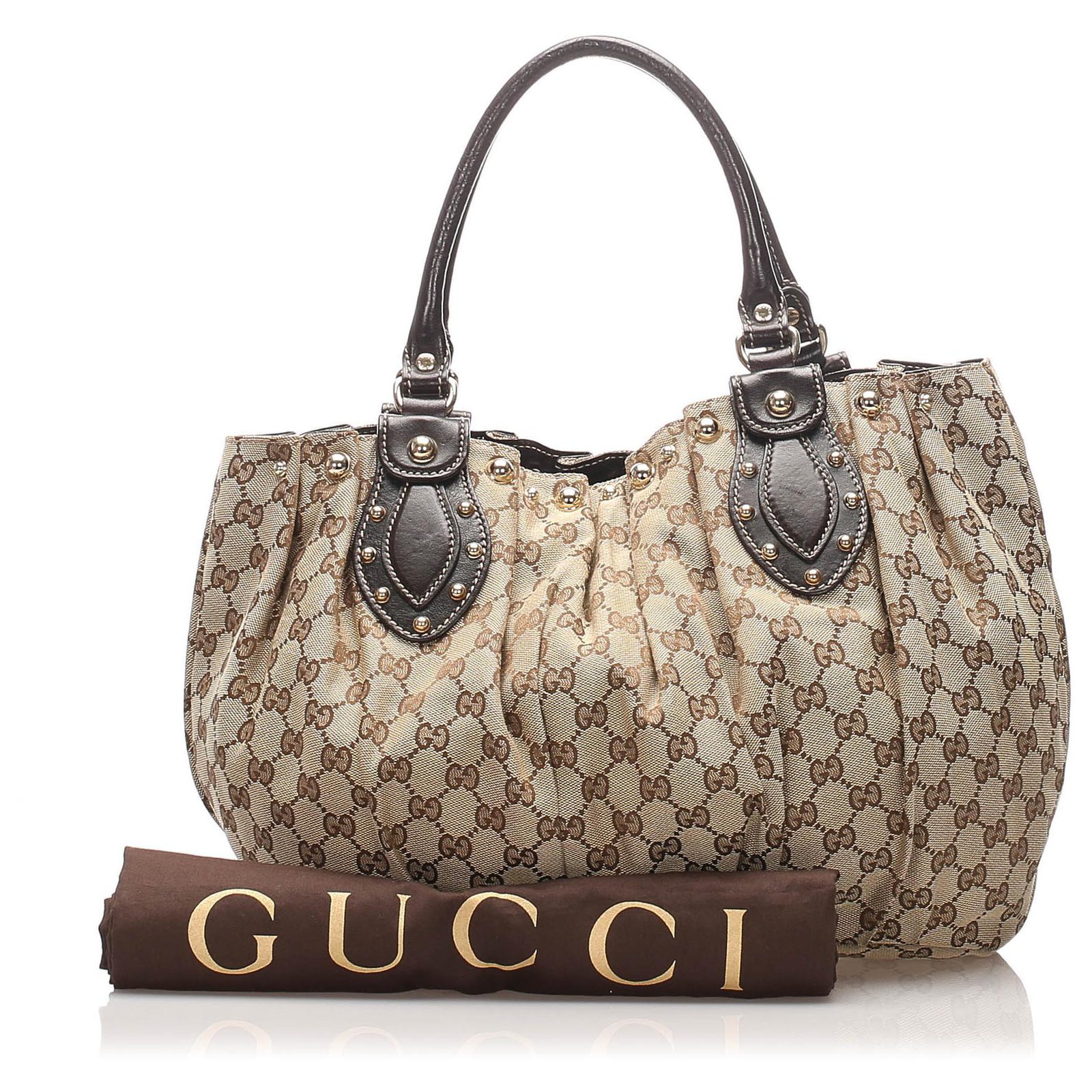 Gucci Studded Pelham Tote