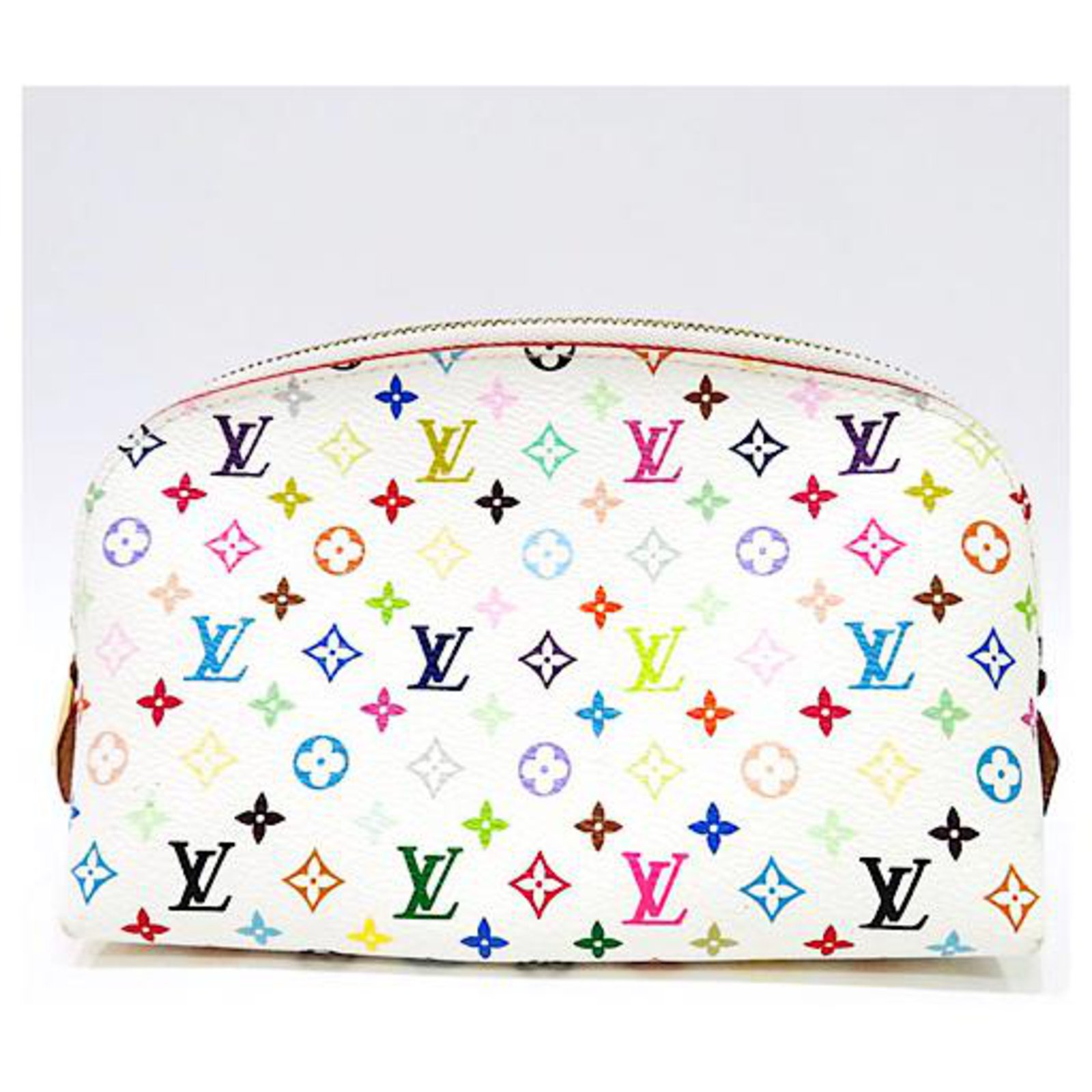 Louis Vuitton Monogram Multicolore Cosmetic Pouch - White Cosmetic