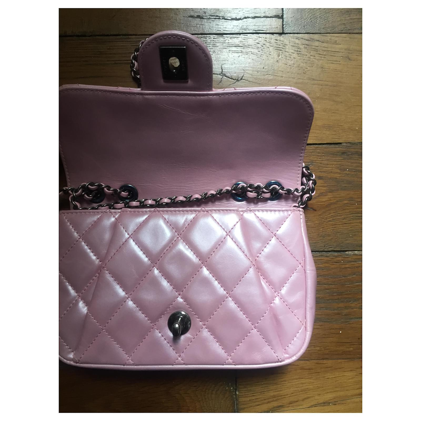 Chanel timeless baby pink bag Leather ref.209084 Joli Closet
