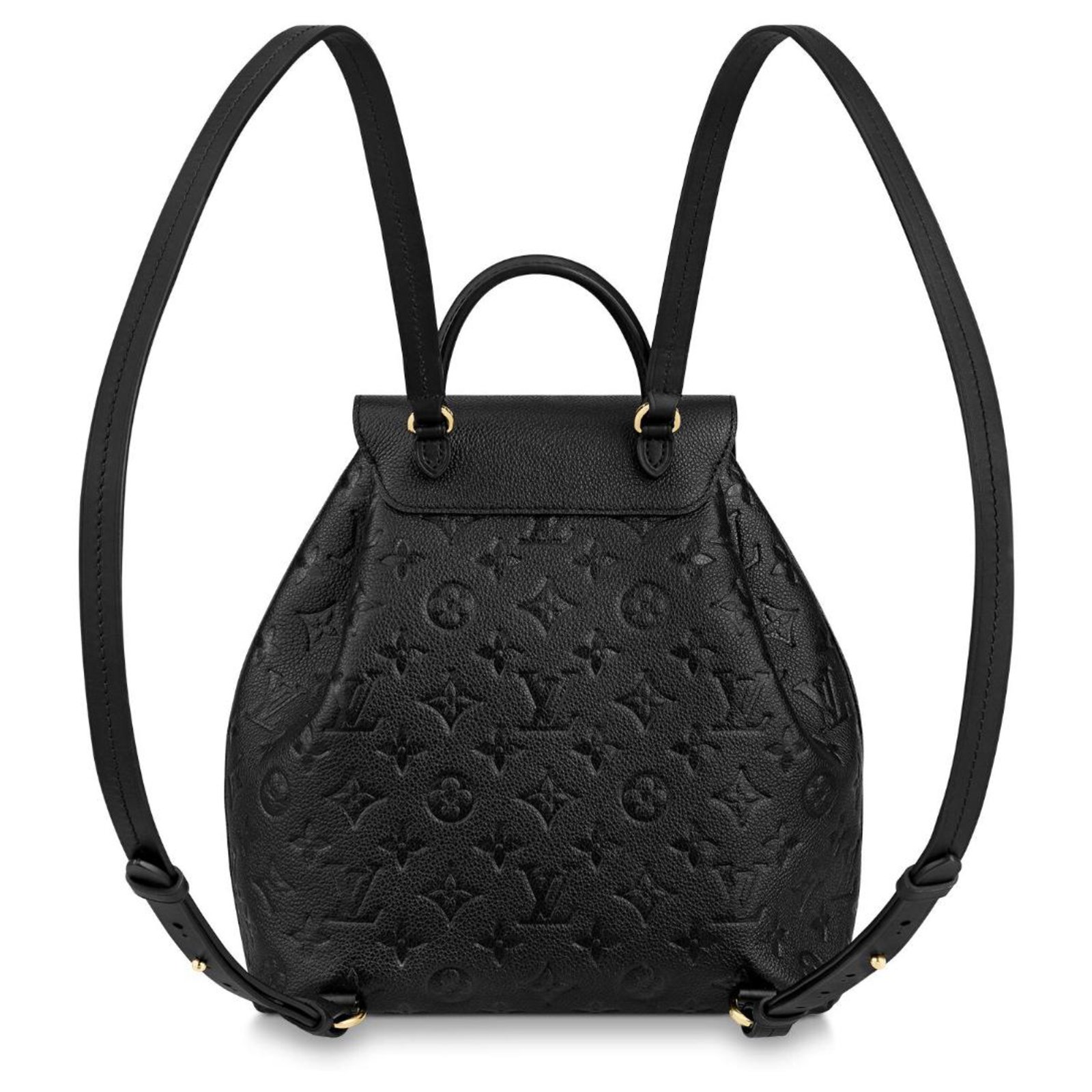Louis Vuitton LV Montsouris backpack Black Leather ref.209138 - Joli Closet
