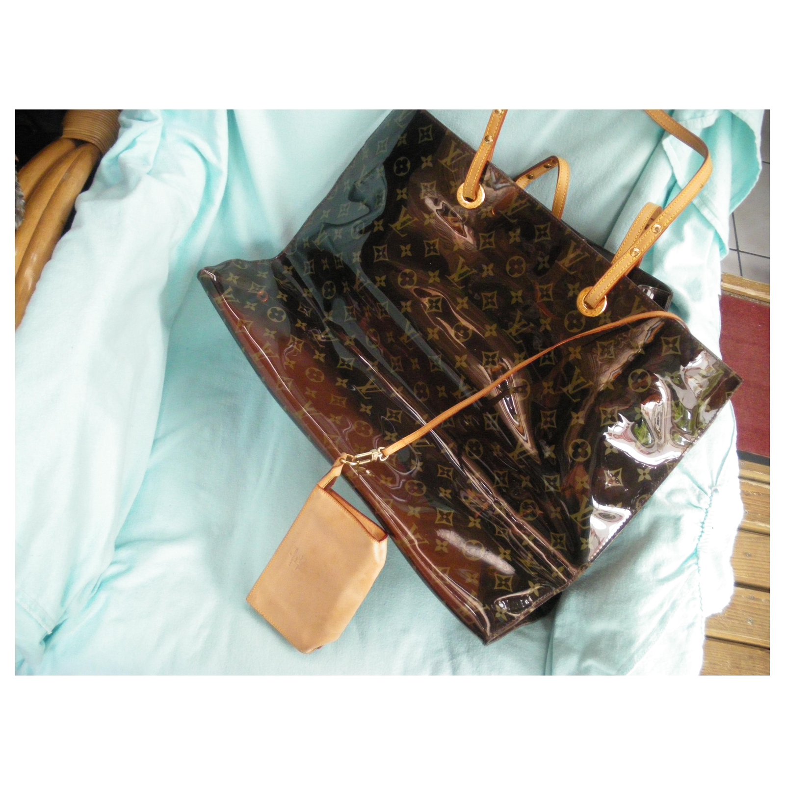 Louis Vuitton Pouch Brown Leather ref.39372 - Joli Closet