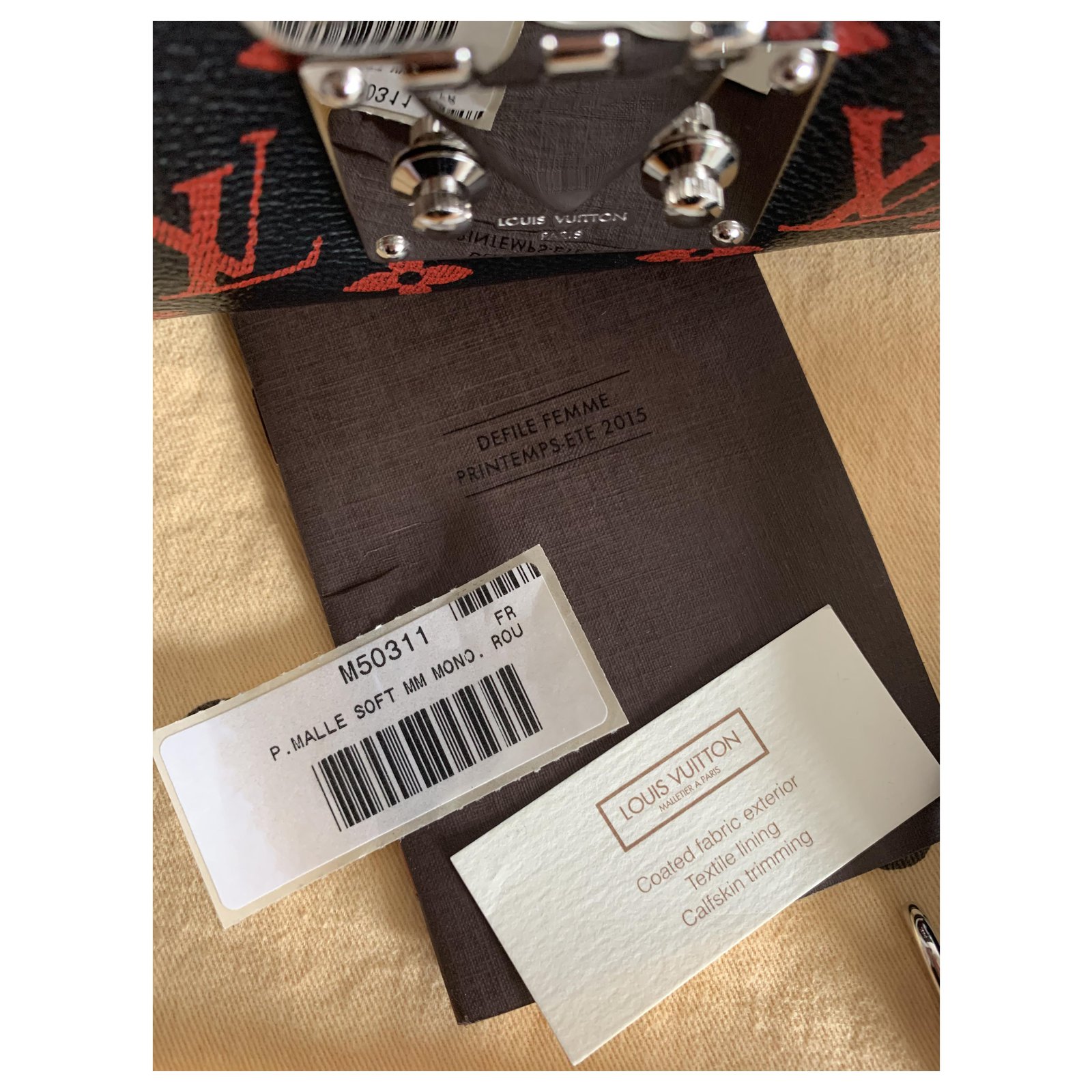 Louis Vuitton Infrarouge Petite Malle Soft Bag (SHF-19234) – LuxeDH