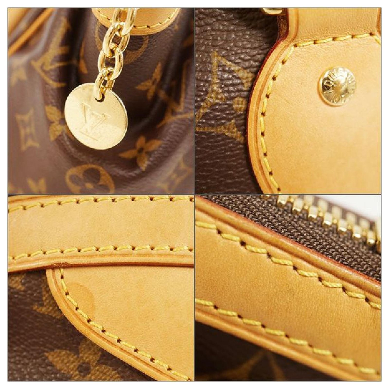 LOUIS VUITTON Tivoli PM Womens handbag M40143 Cloth ref.209714 - Joli Closet