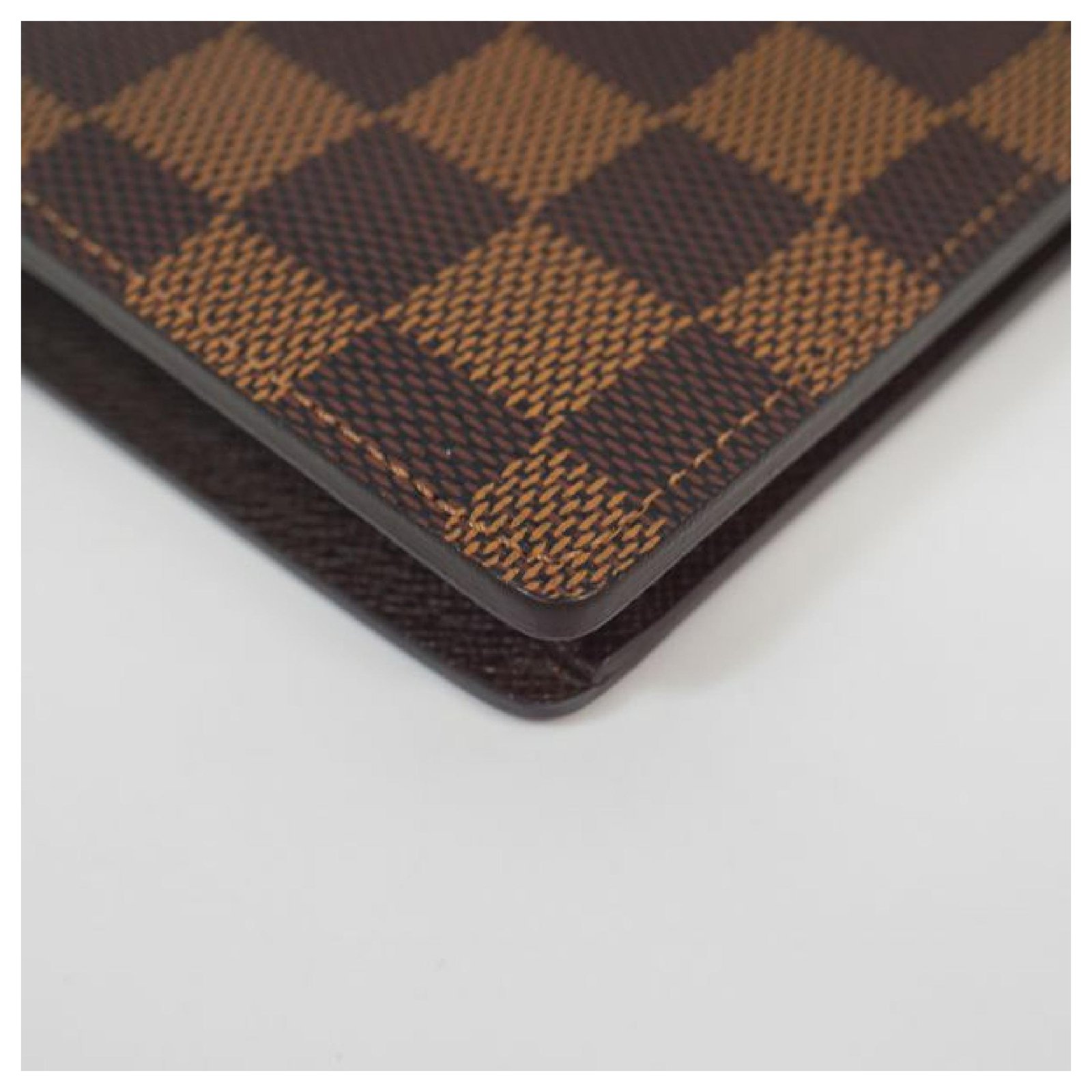 Louis Vuitton N60017 Men's Long Wallet, Damier, Brown,  Portfeuil, Brazza, [Parallel Import], Braun : Clothing, Shoes & Jewelry