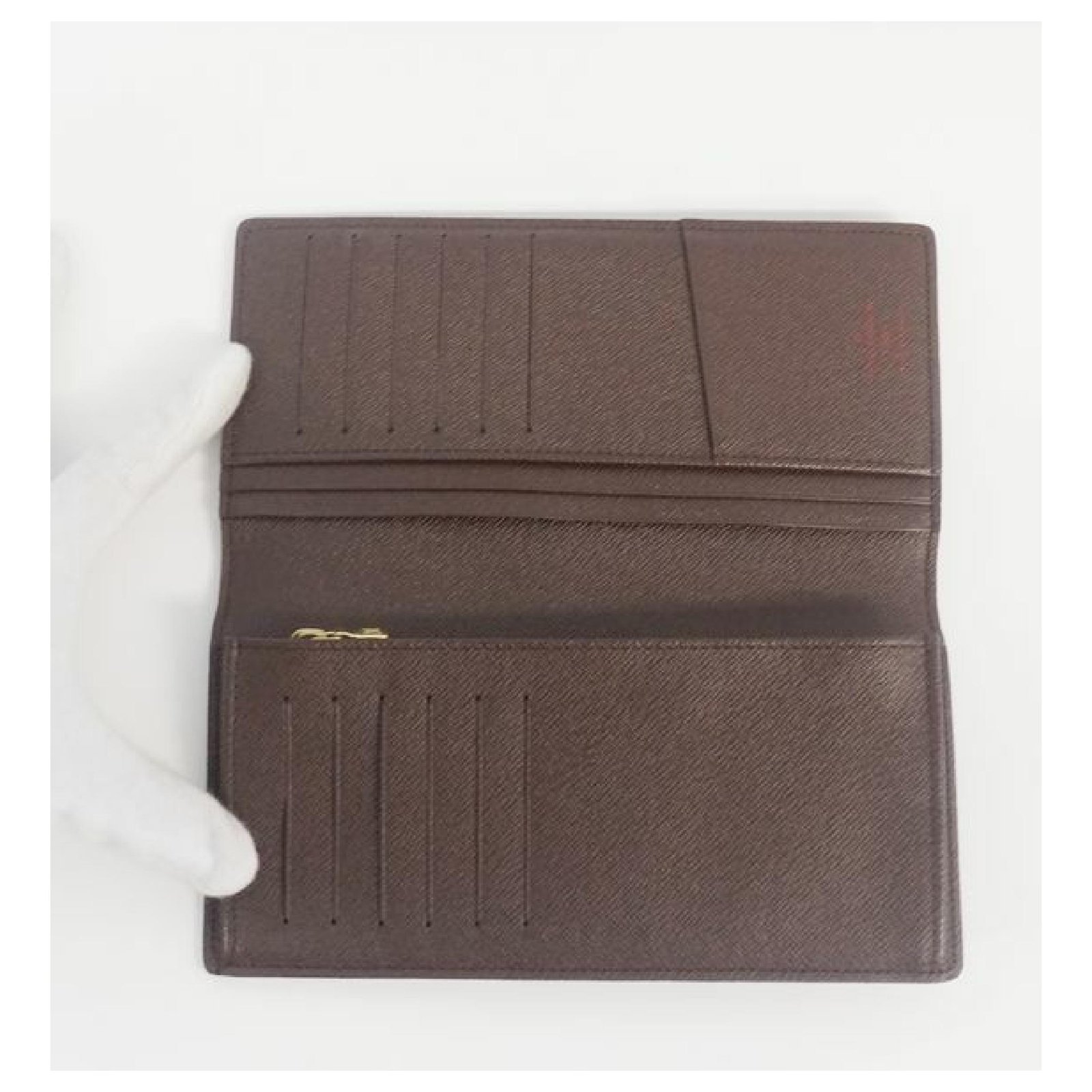 Louis Vuitton Damier Portefeuille Brazza Long Wallet N60017 #EW272