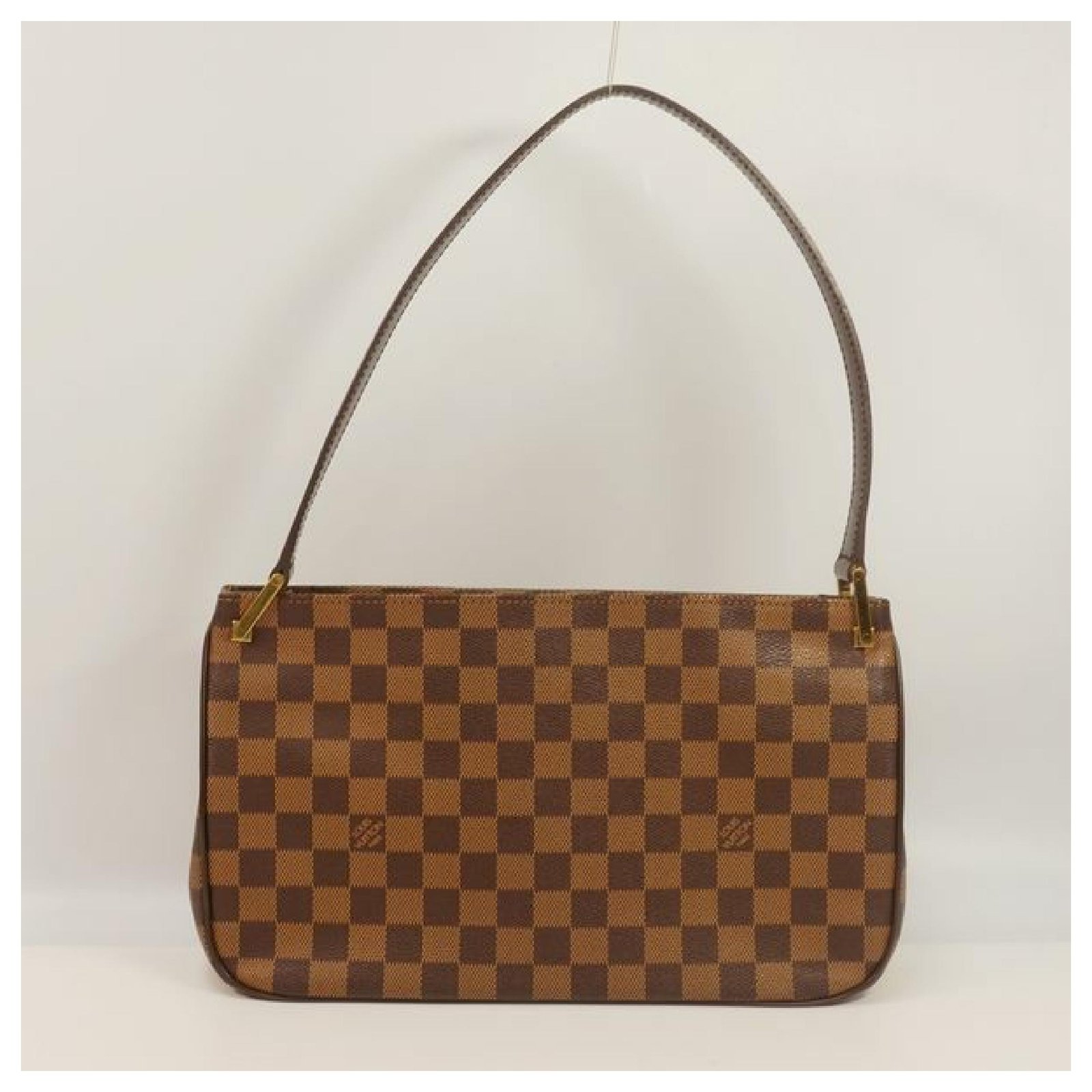 louis vuitton pre owned damier ebene aubagne shoulder bag item