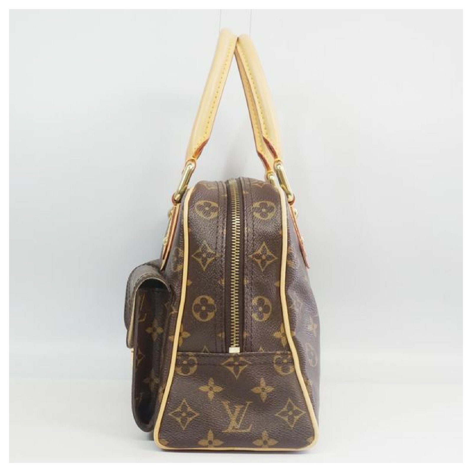 LOUIS VUITTON Handbags Manhattan Louis Vuitton Leather For Female for Women