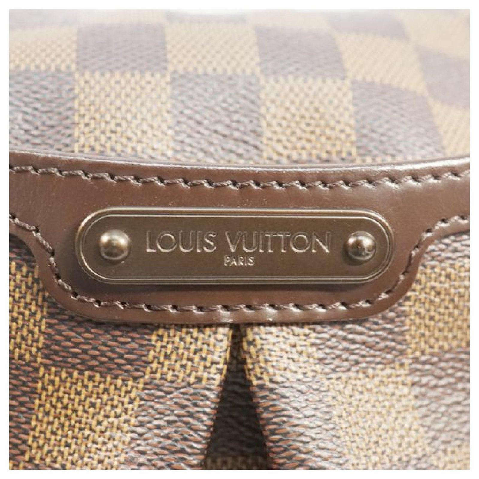 LOUIS VUITTON Bloomsbury GM Womens shoulder bag N42250 damier ebene Cloth  ref.210008 - Joli Closet