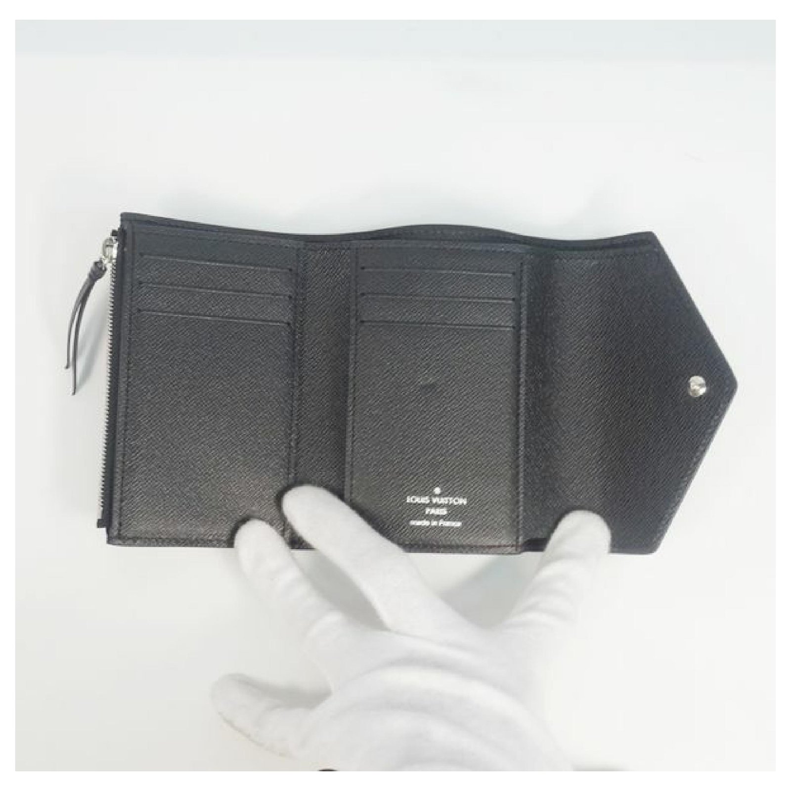 Louis Vuitton portofeuilles Victorine Womens long wallet M62173 Noir ...