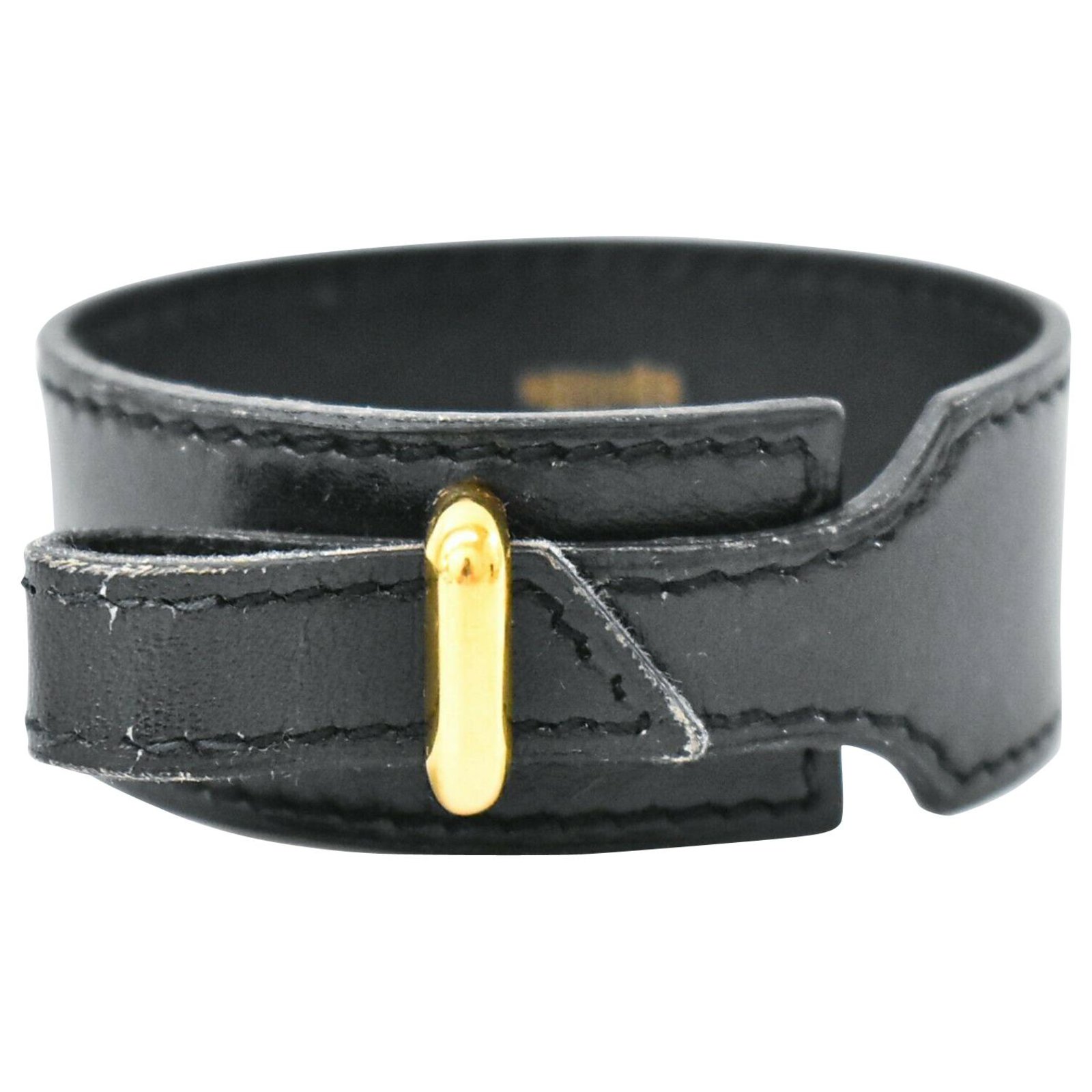 Hermès Hermes bracelet Black Leather ref.210161 - Joli Closet