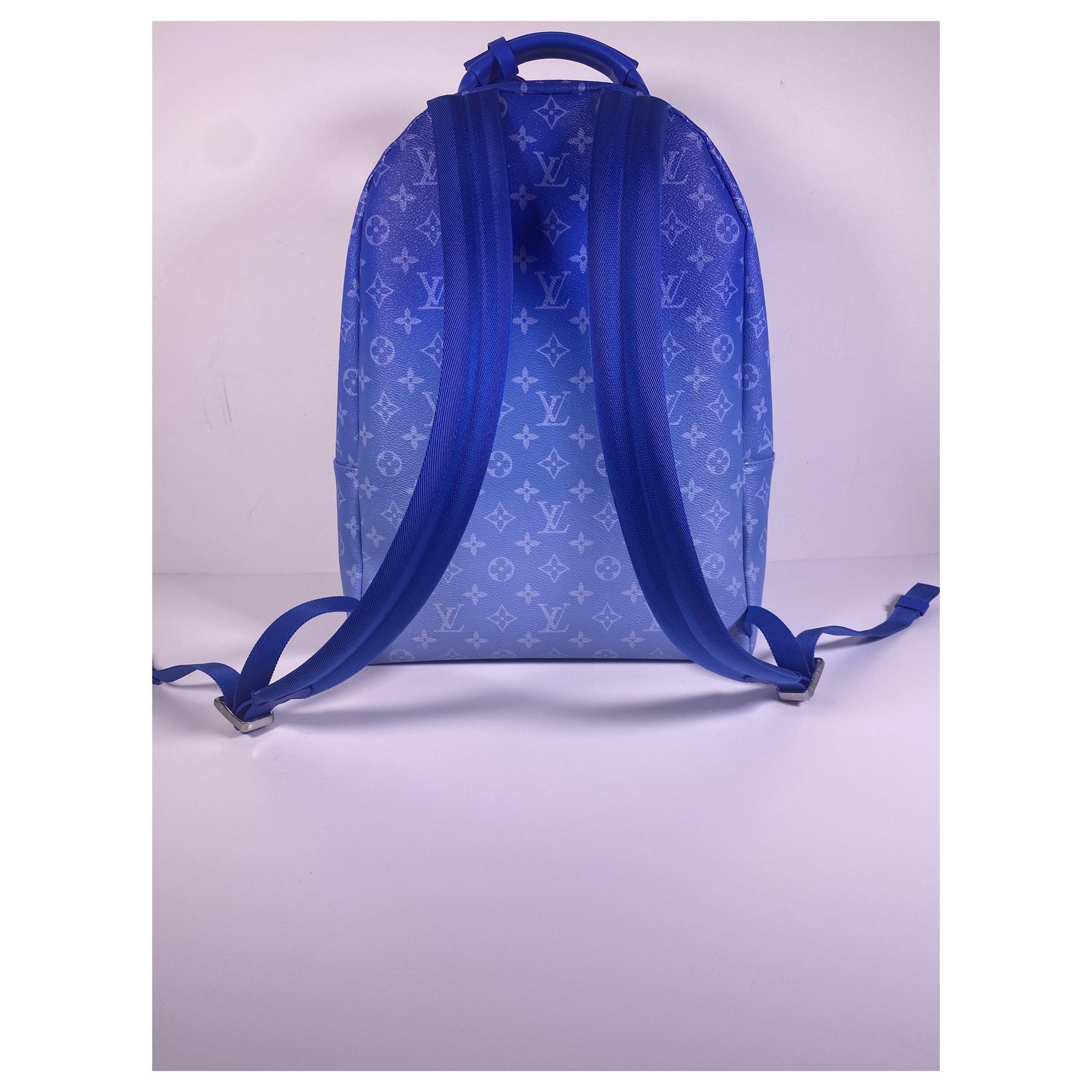 LOUIS VUITTON Monogram Clouds Multipockets Backpack Blue | FASHIONPHILE