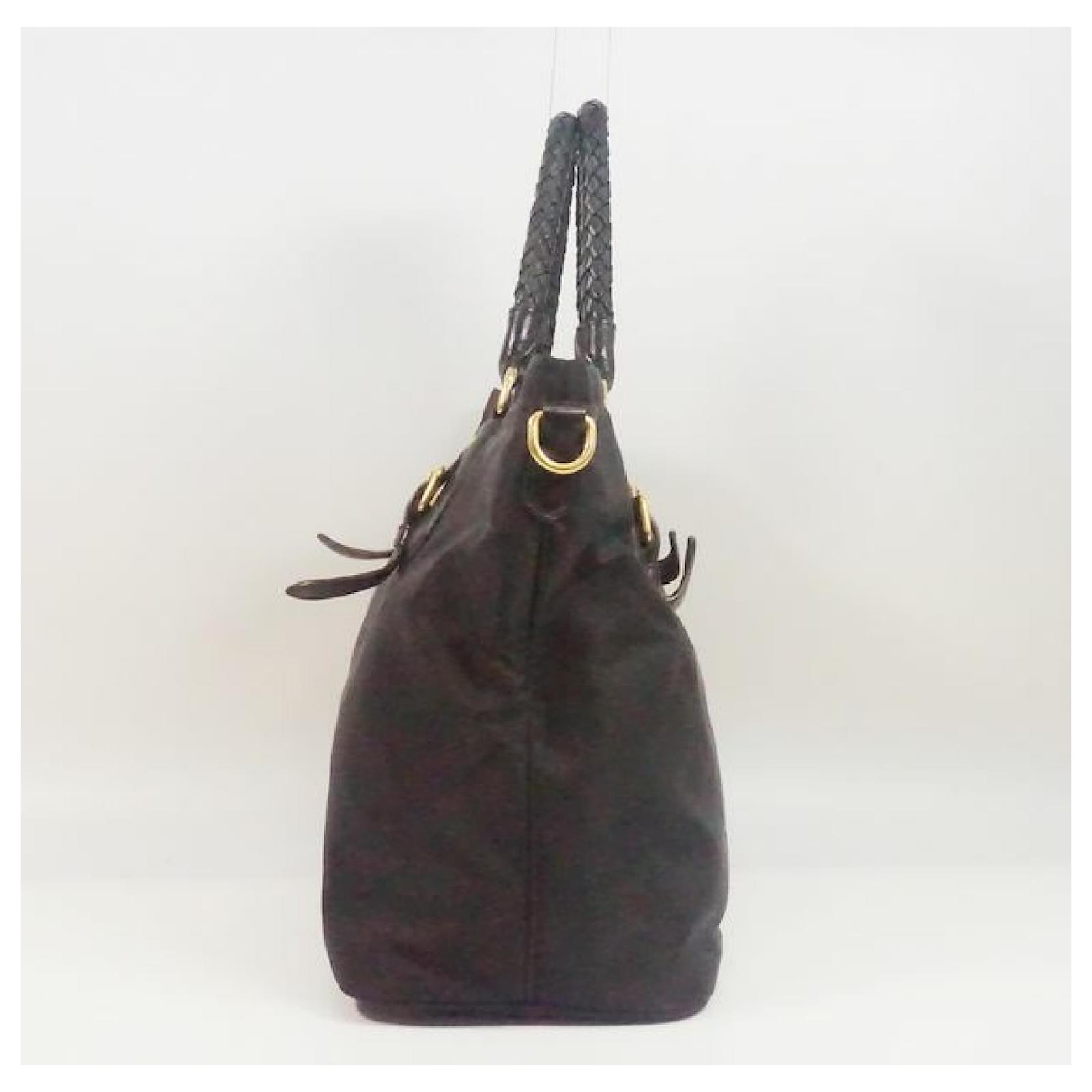 バッグ PRADA 2way leather tote bag black Prada Bag 2way Bag Nero Black - Gem
