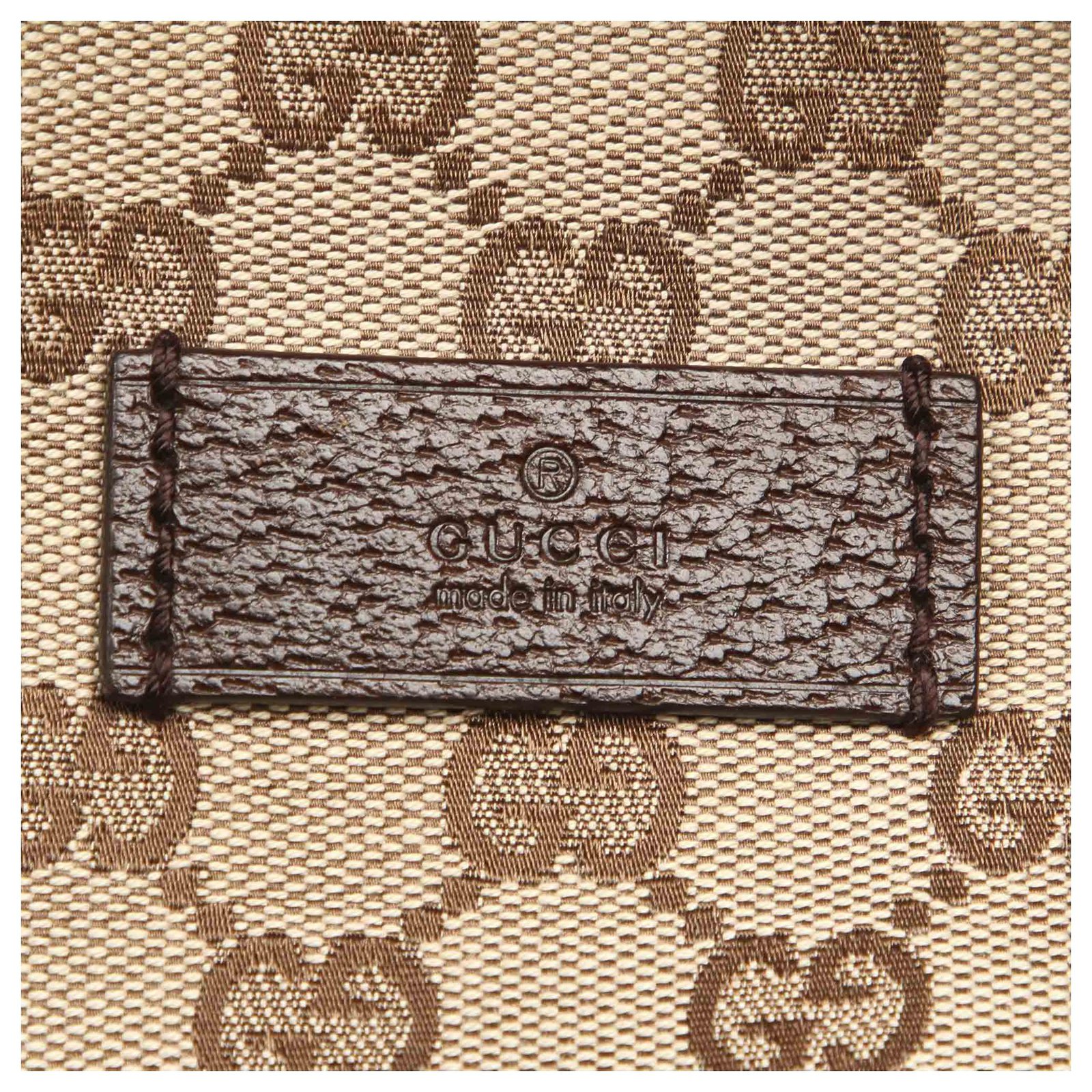 Gucci vintage travel bag in monogram coated canvas Beige ref.941172 - Joli  Closet