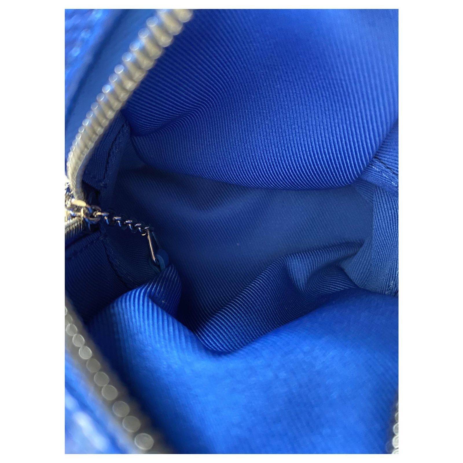 Louis Vuitton Box bag jewelry Blue Cloth ref.212421 - Joli Closet