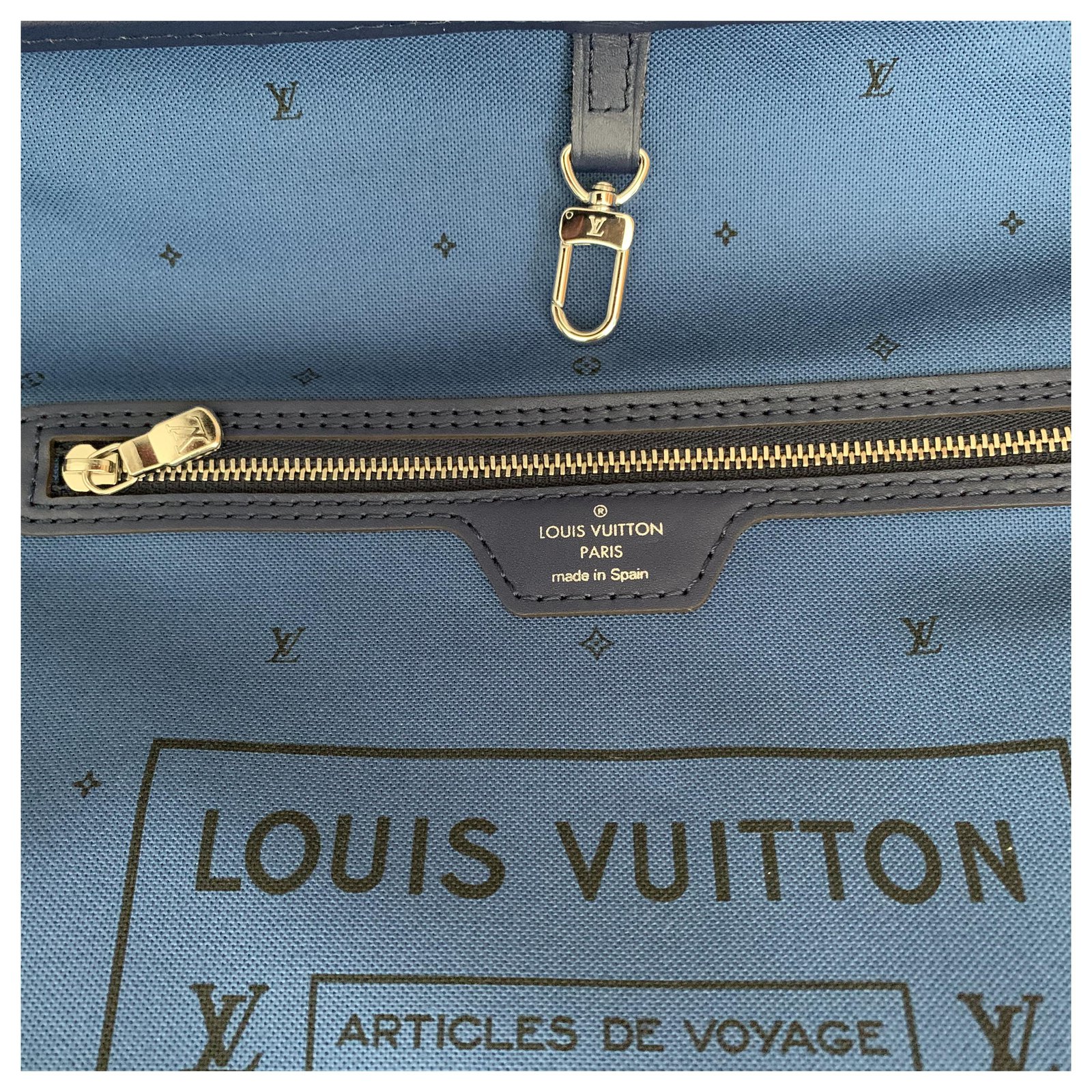 VERKAUFT - Louis Vuitton Neverfull MM Escale Blau Tasche * wie NEU