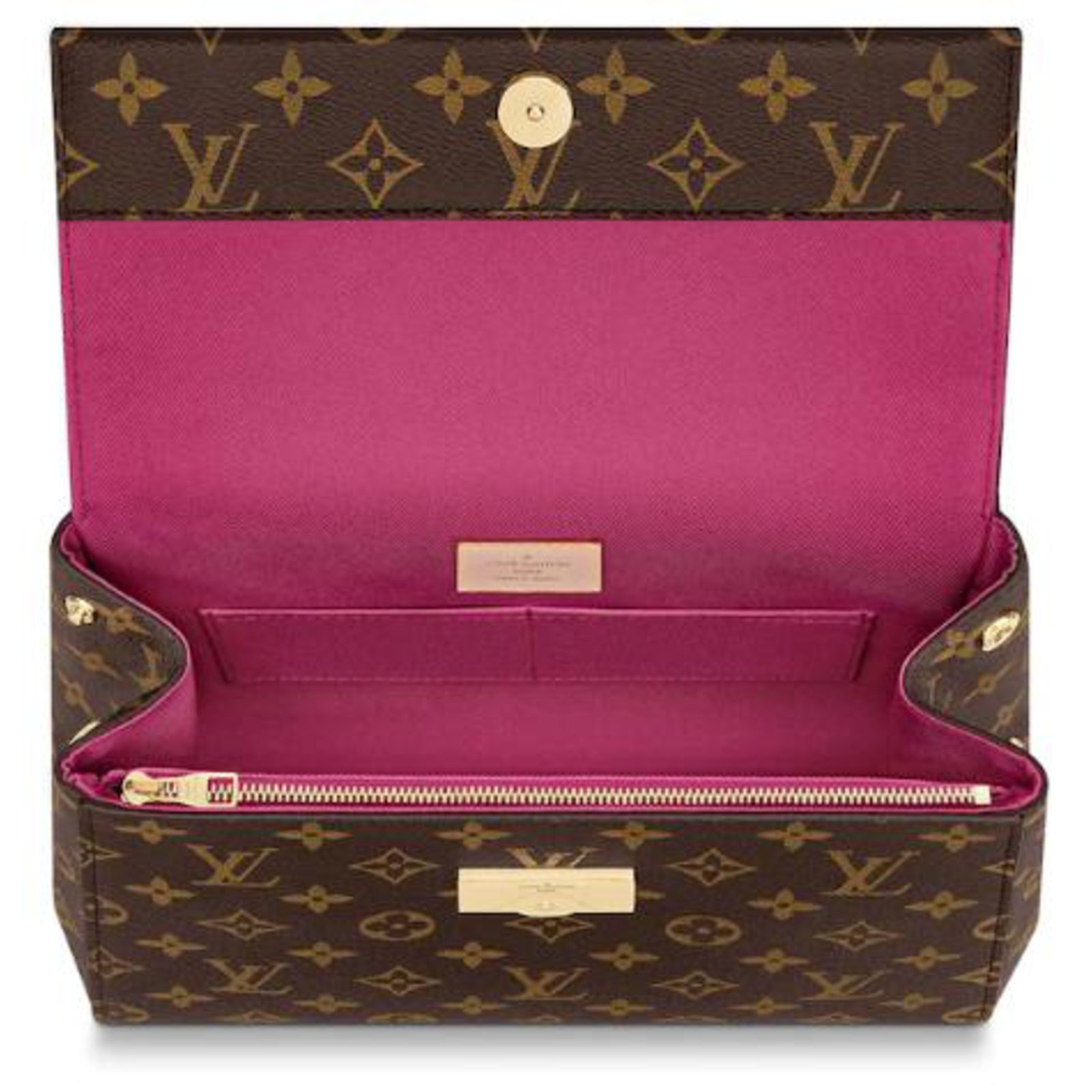Louis Vuitton CLUNY BB Bag Pink Patent leather ref.213139 - Joli