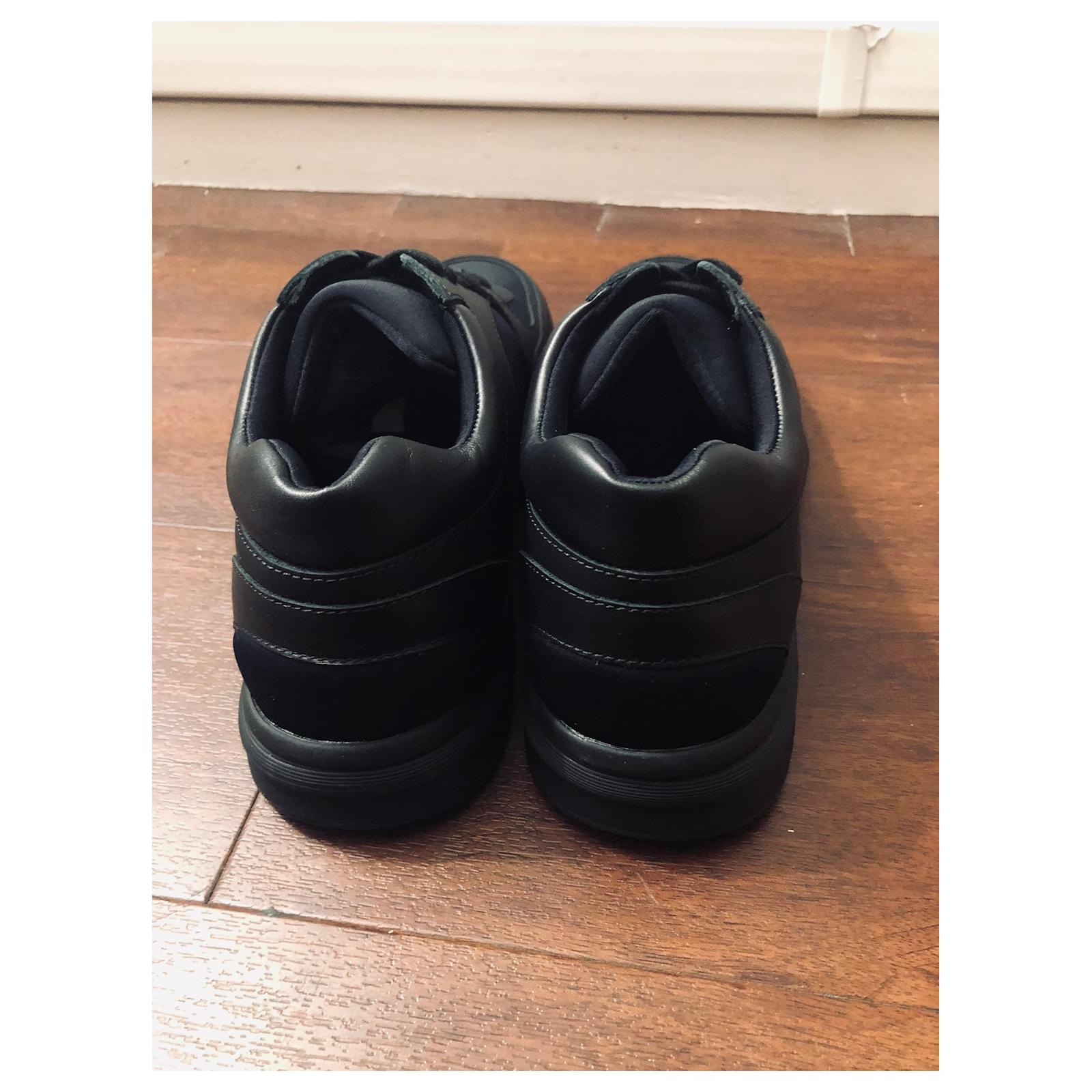 Baskets homme Chanel Sneakers Homme Chanel Cuir Noir ref Baskets homme Chanel Sneakers Homme Chanel Cuir Noir ref