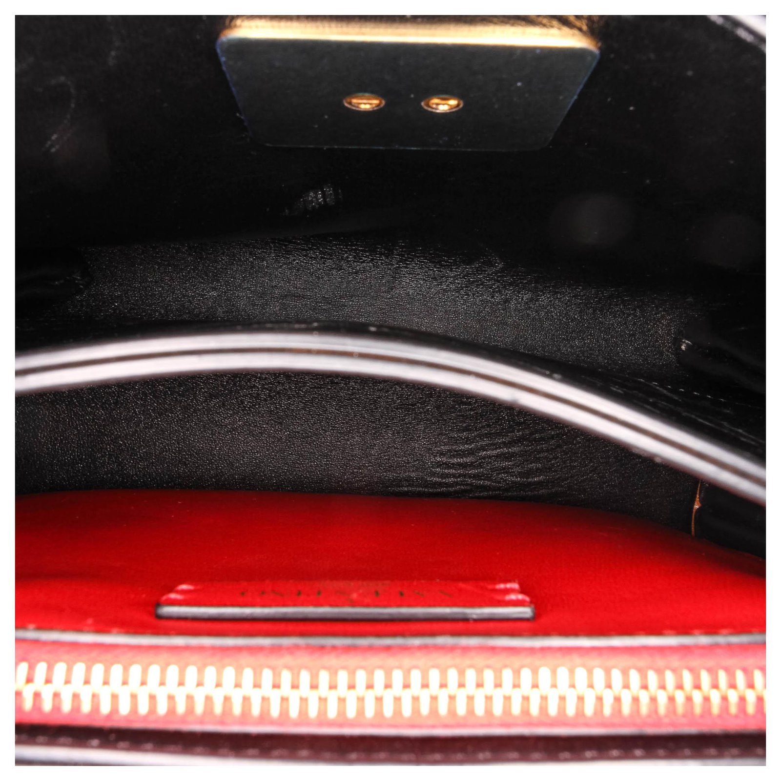 Valentino Red VRing Leather Shoulder Bag Pony-style calfskin ref