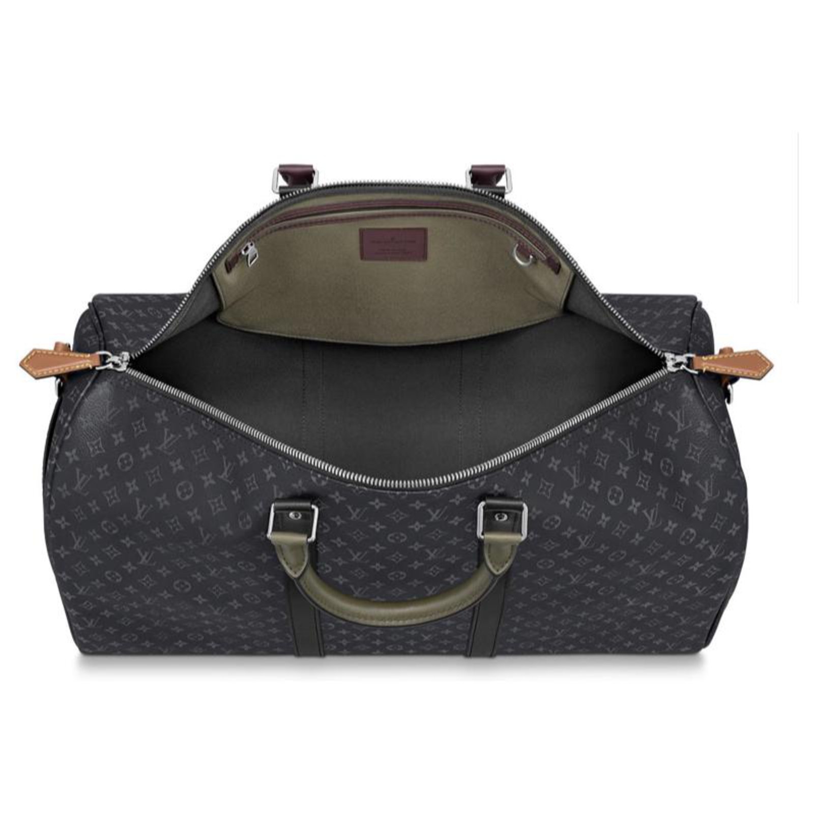 Louis Vuitton Keepall Louis Vuitton patchwork new Bags Briefcases Leather Grey ref.214734 - Joli ...