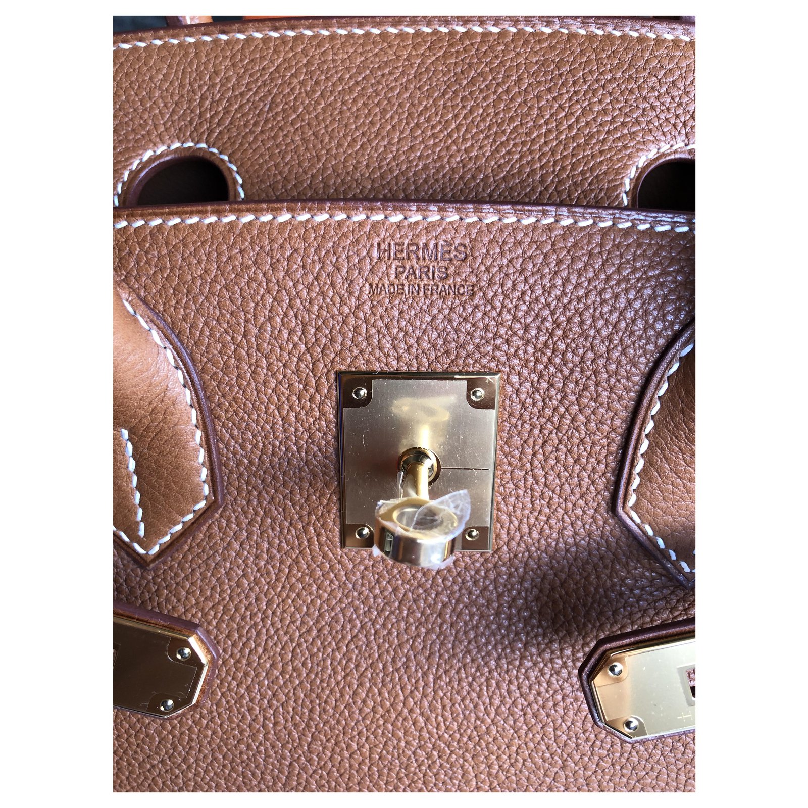 Hermès Birkin 30 Barenia Fauve Brown Leather ref.159294 - Joli Closet