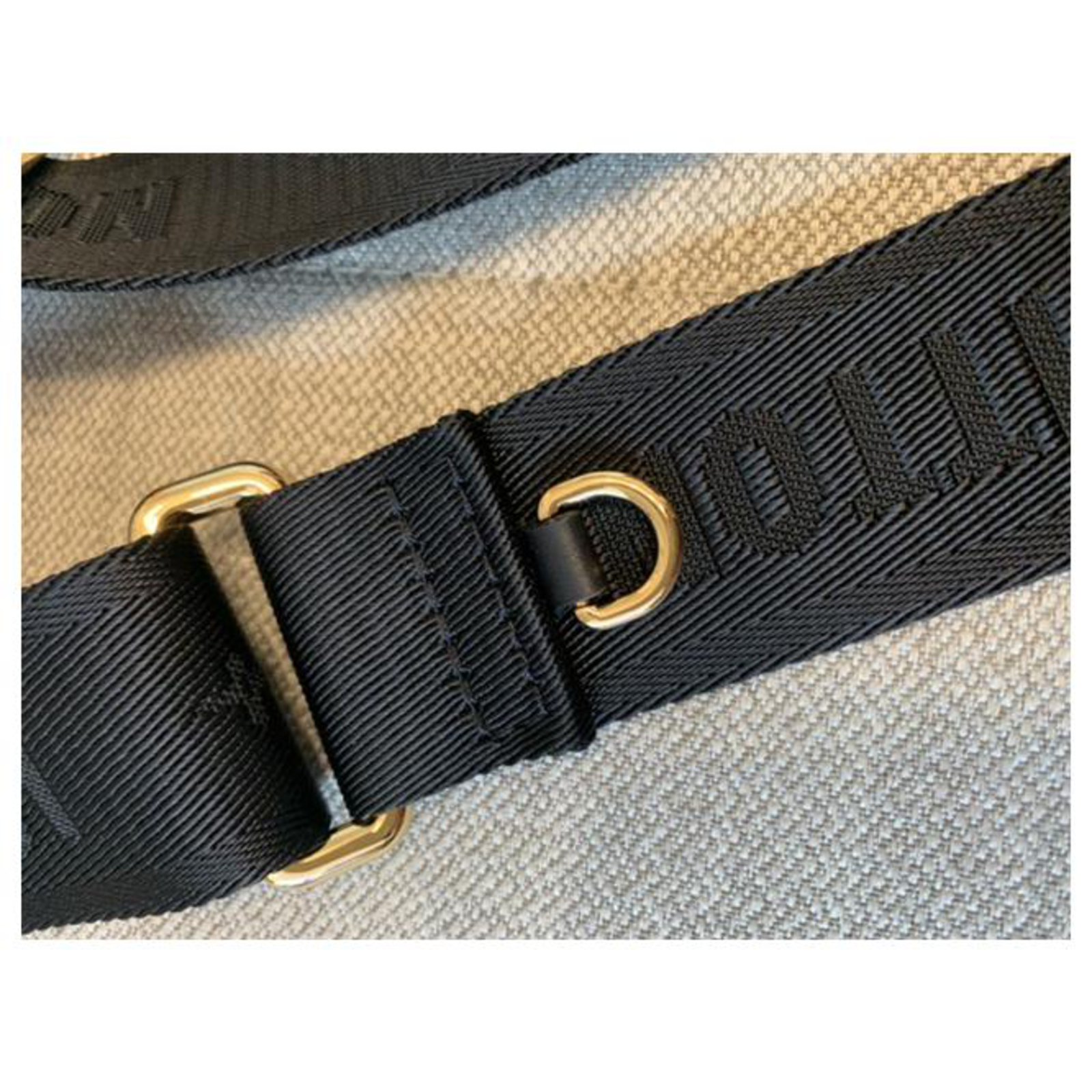 Louis Vuitton Brown Black Calf Leather Adjustable Shoulder Strap ref.495634  - Joli Closet
