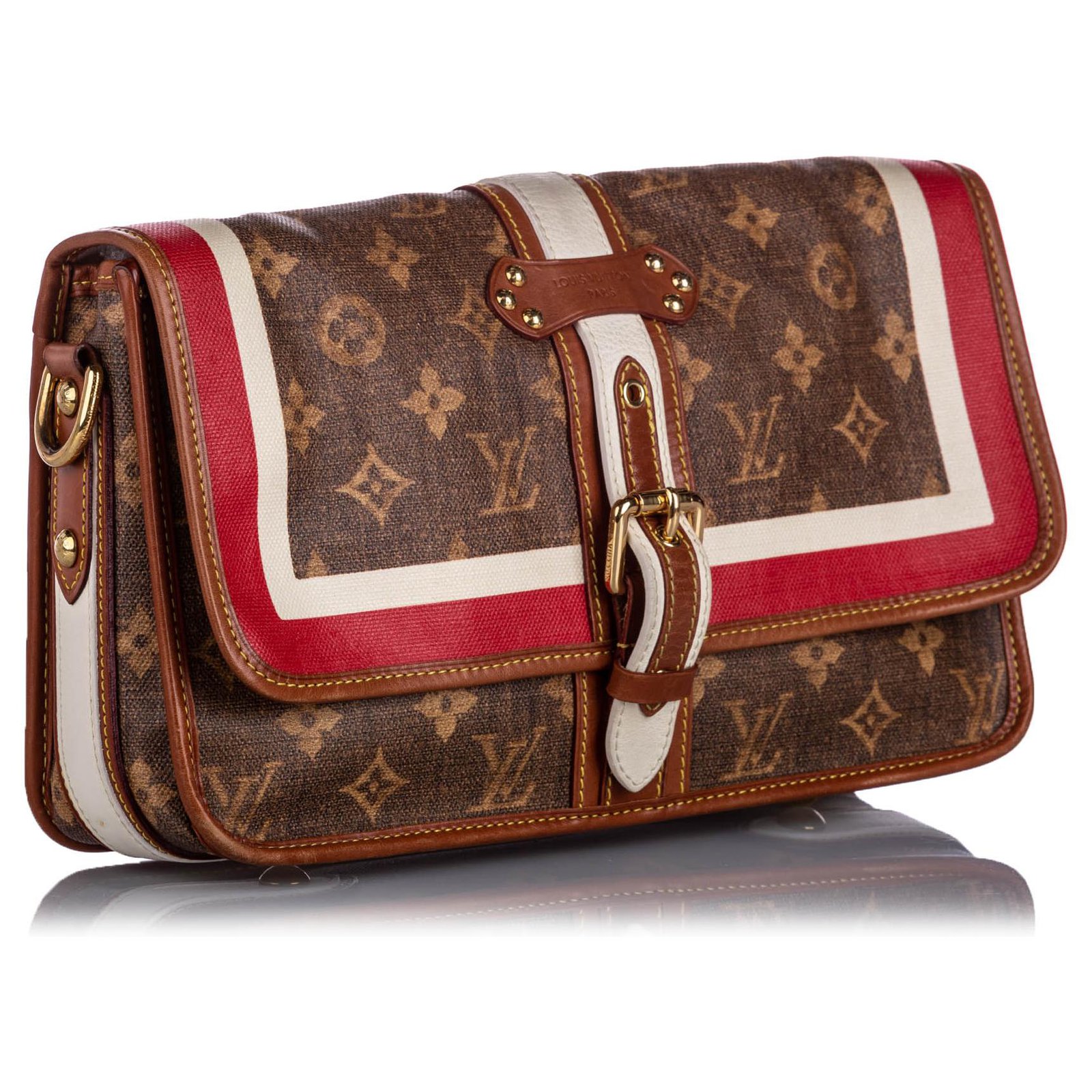 Louis Vuitton Monogram Tisse Porte rayures