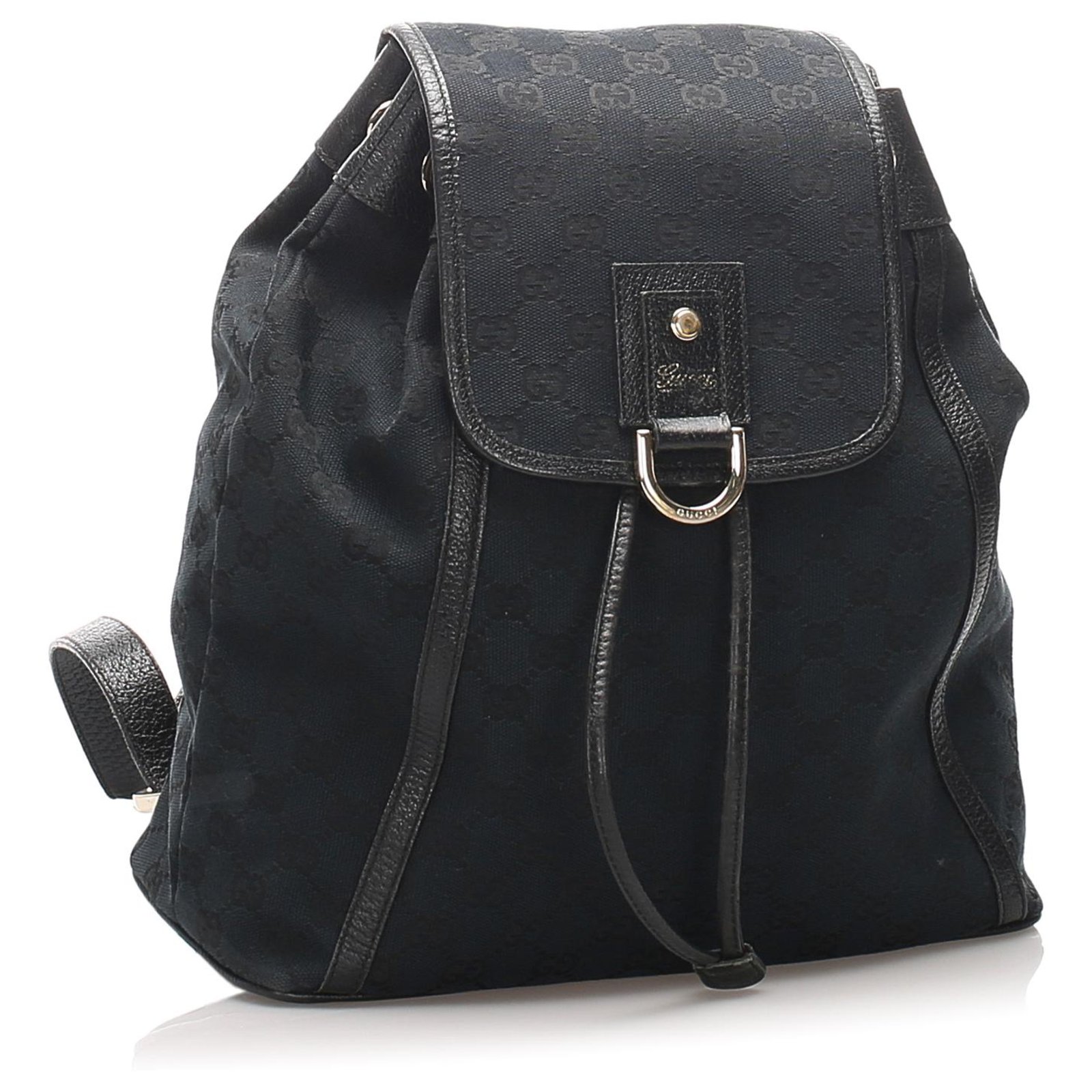Gucci Backpack Guccissima Black Leather ref.998405 - Joli Closet