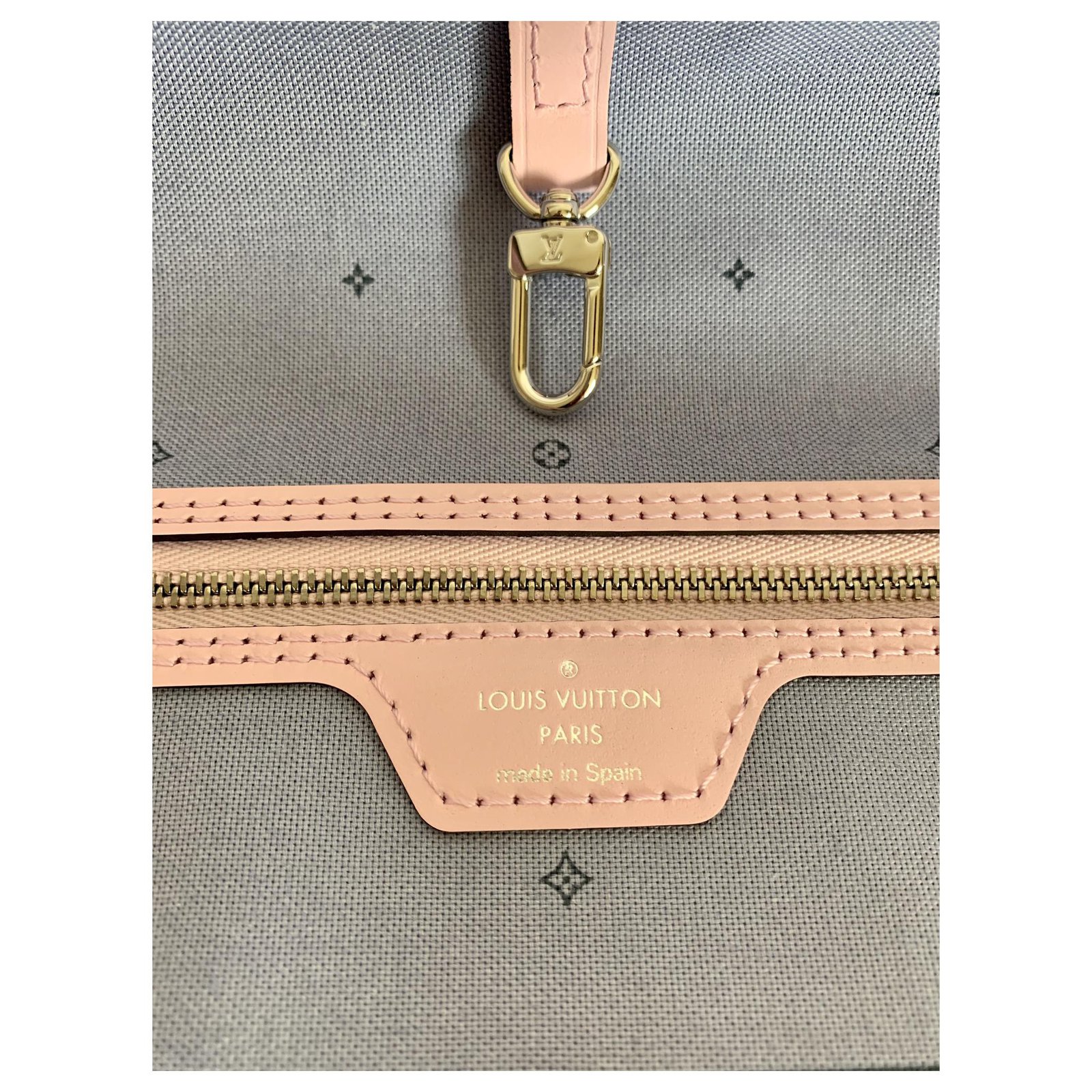 Louis Vuitton LV Neverfull MM new Beige Cloth ref.894195 - Joli Closet