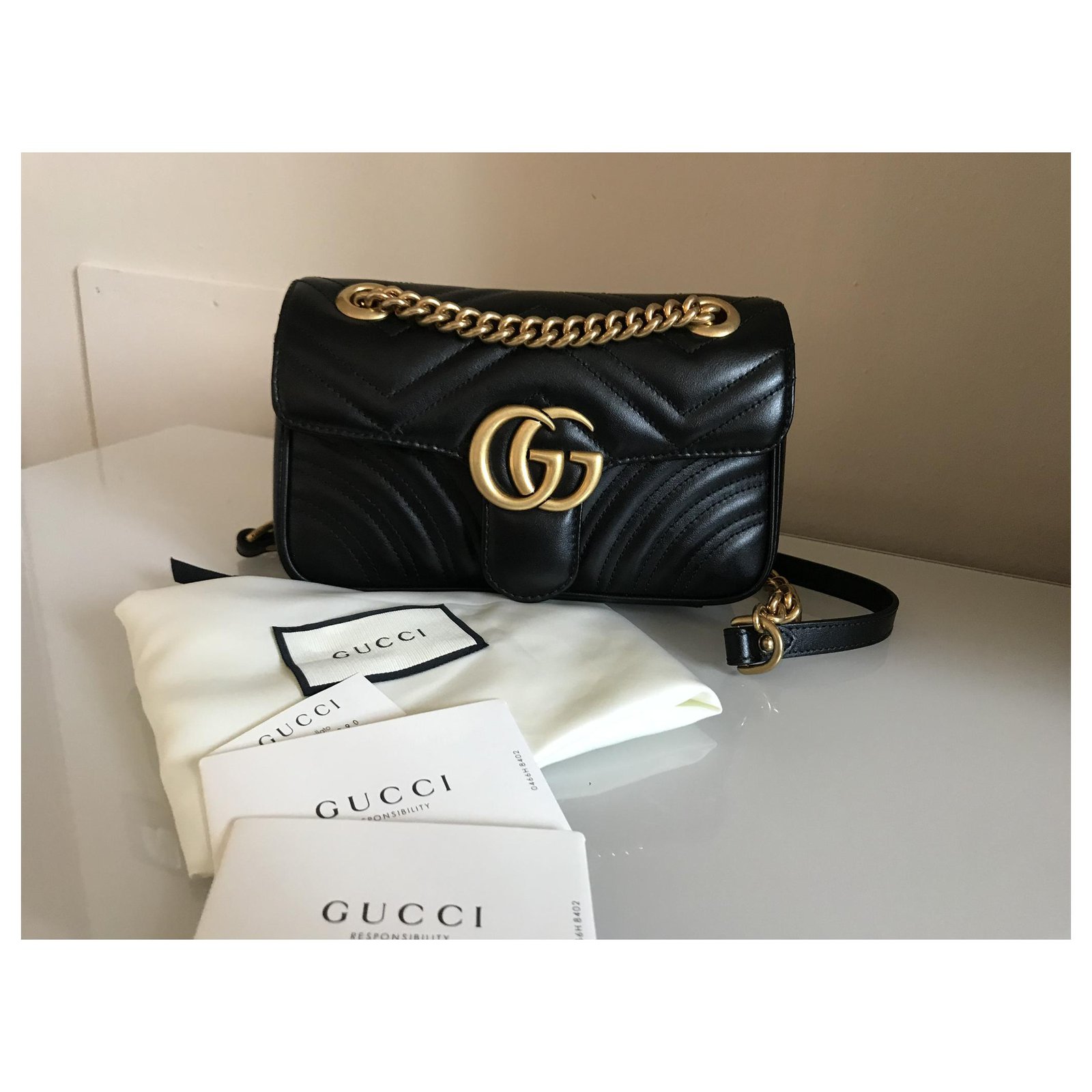 Gucci GG Marmont mini Handbags Leather 