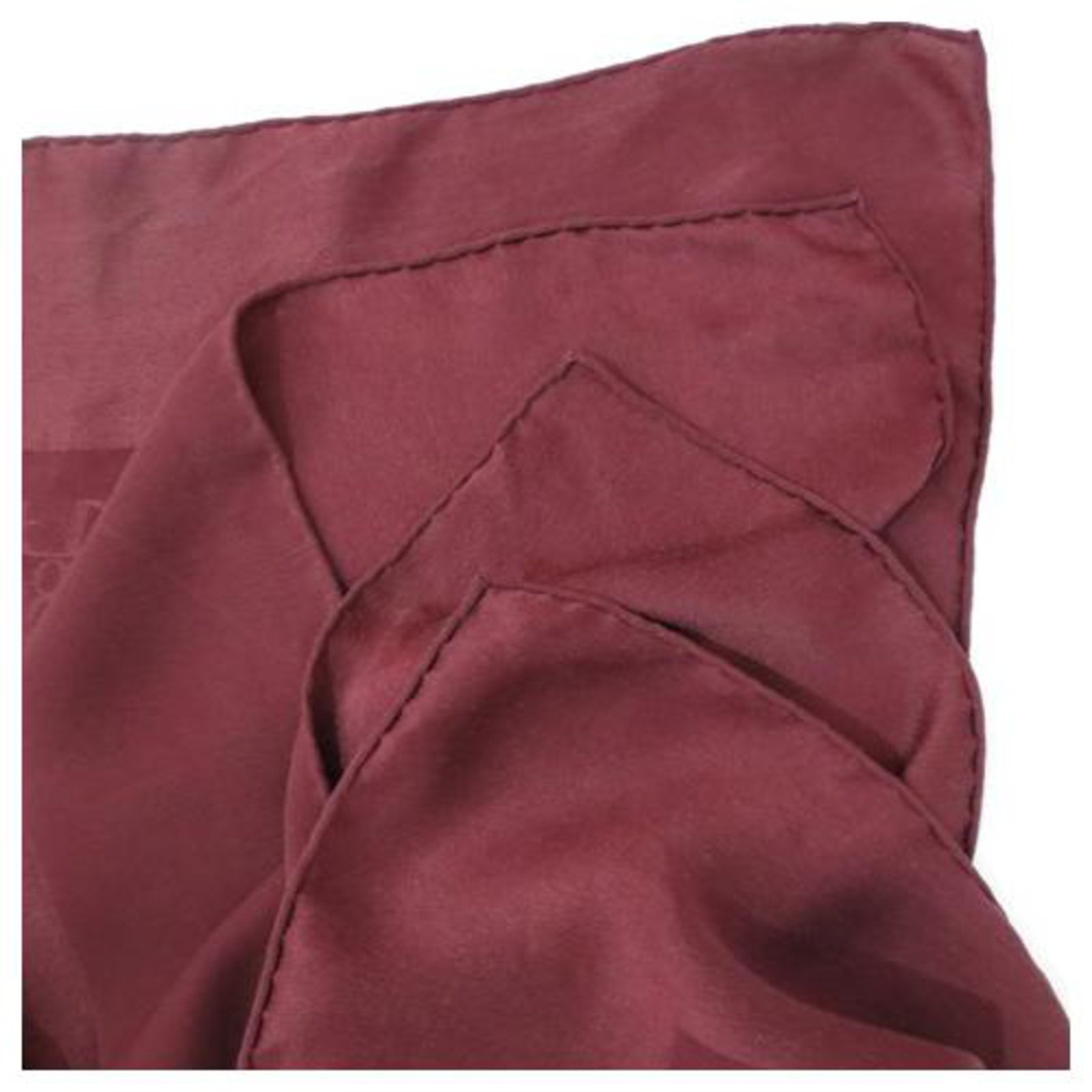 Vintage scarf, Christian Dior -Model: monogram Dark red Silk ref.216163 -  Joli Closet