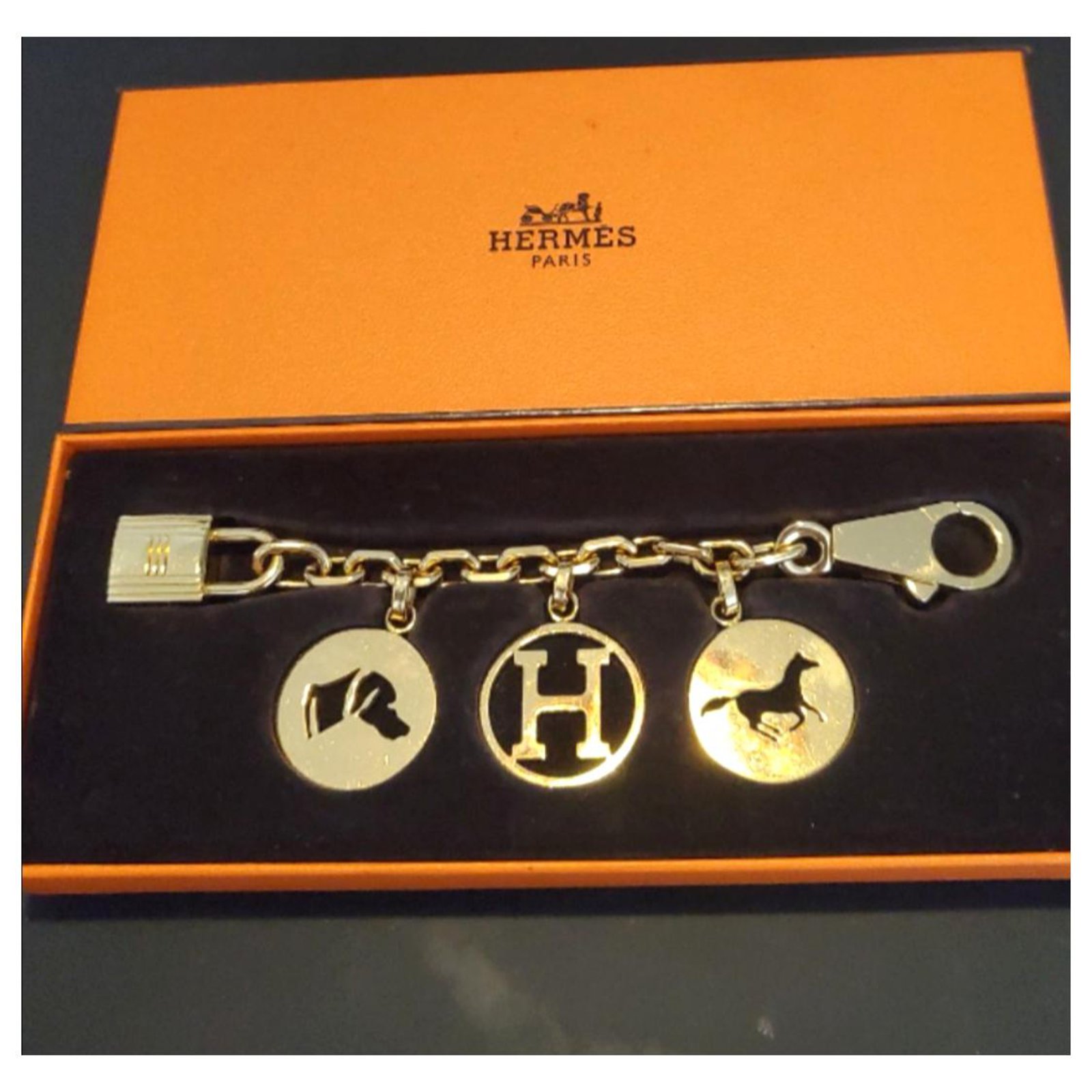 Hermès Rare Hermes Gold Breloque bag charm Gold hardware Metal ref.216660 -  Joli Closet