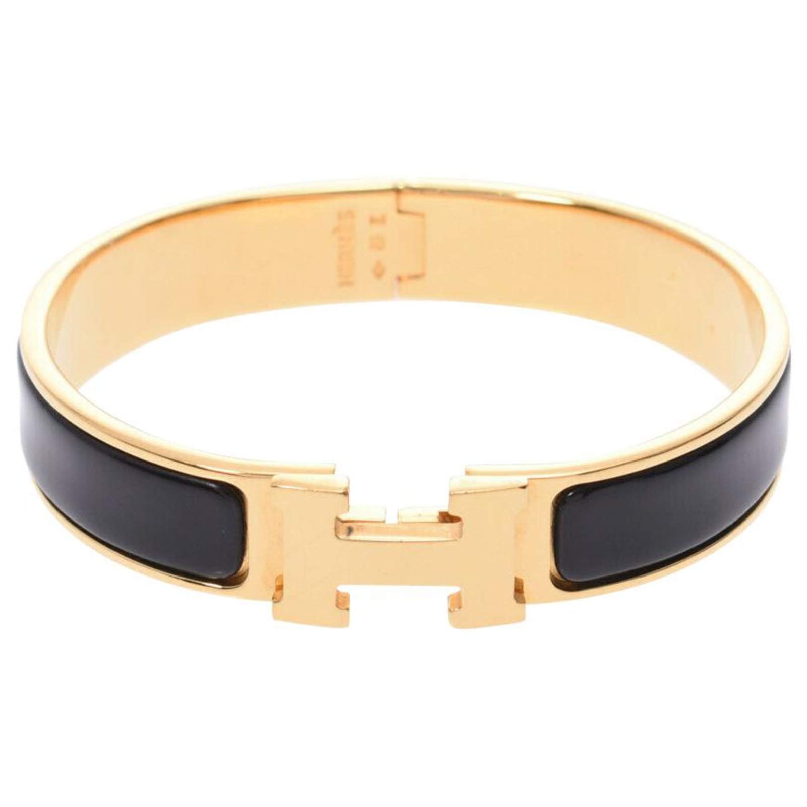 Hermès Hermes bracelet Black Gold-plated ref.217121 - Joli Closet